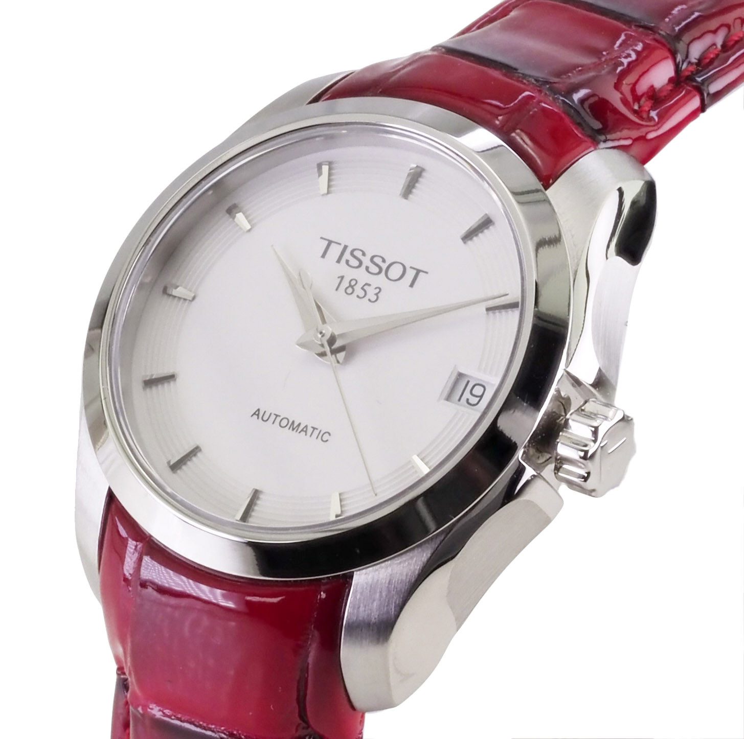 Tissot Automatikuhr schweizer Damen Uhr 33 mm Ø T0352071601101 Automatik