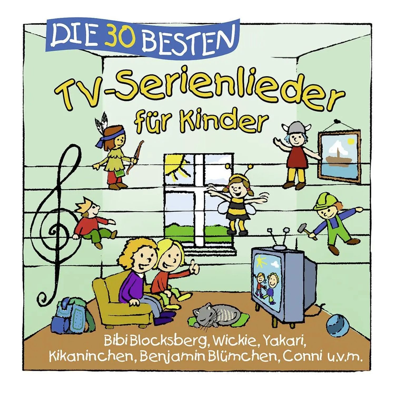 Hörspiel Die 30 besten TV-Serienlieder für Kinder