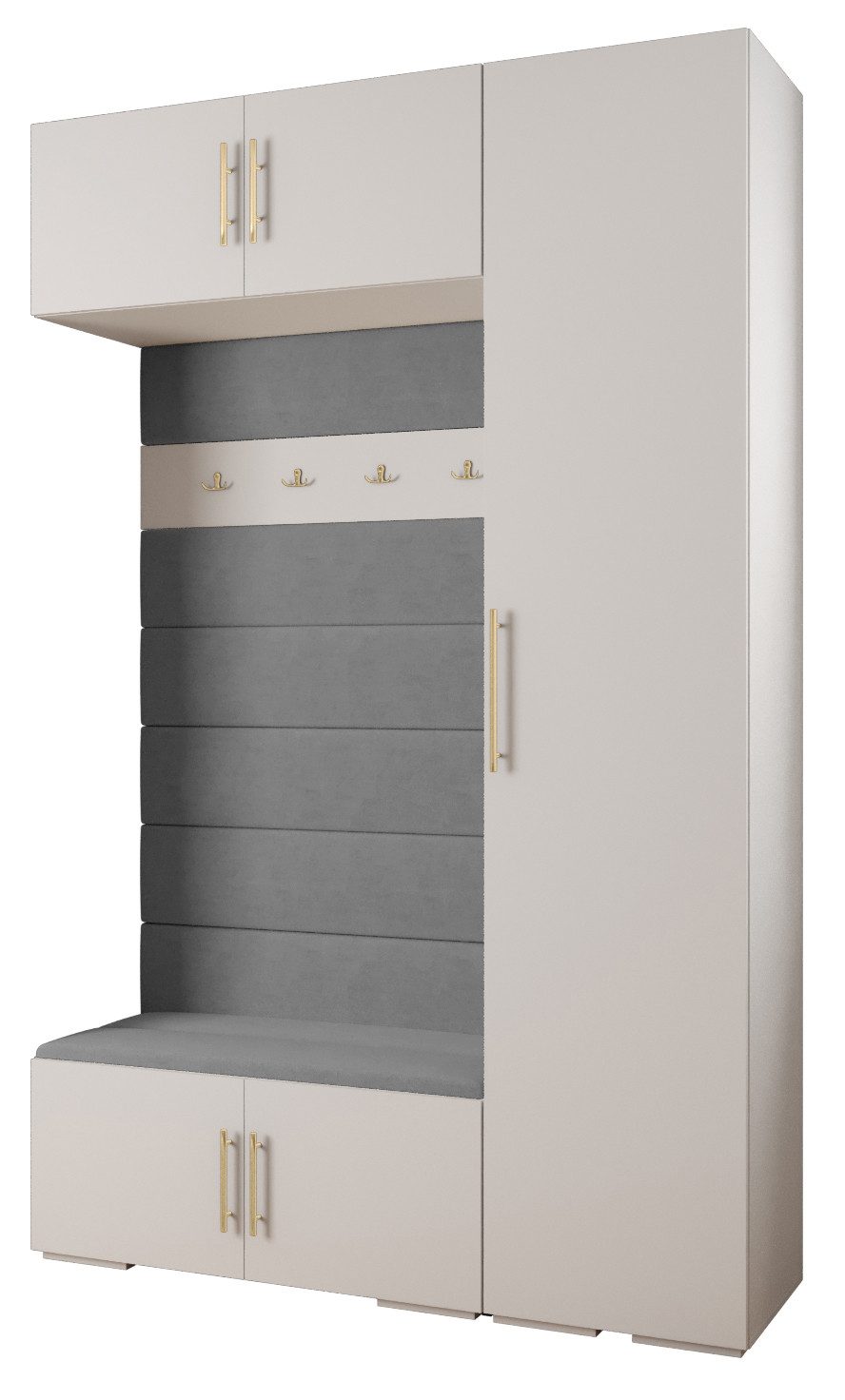 ABIKS MÖBEL Kompaktgarderobe INOVA 3 SATZ günstig online kaufen
