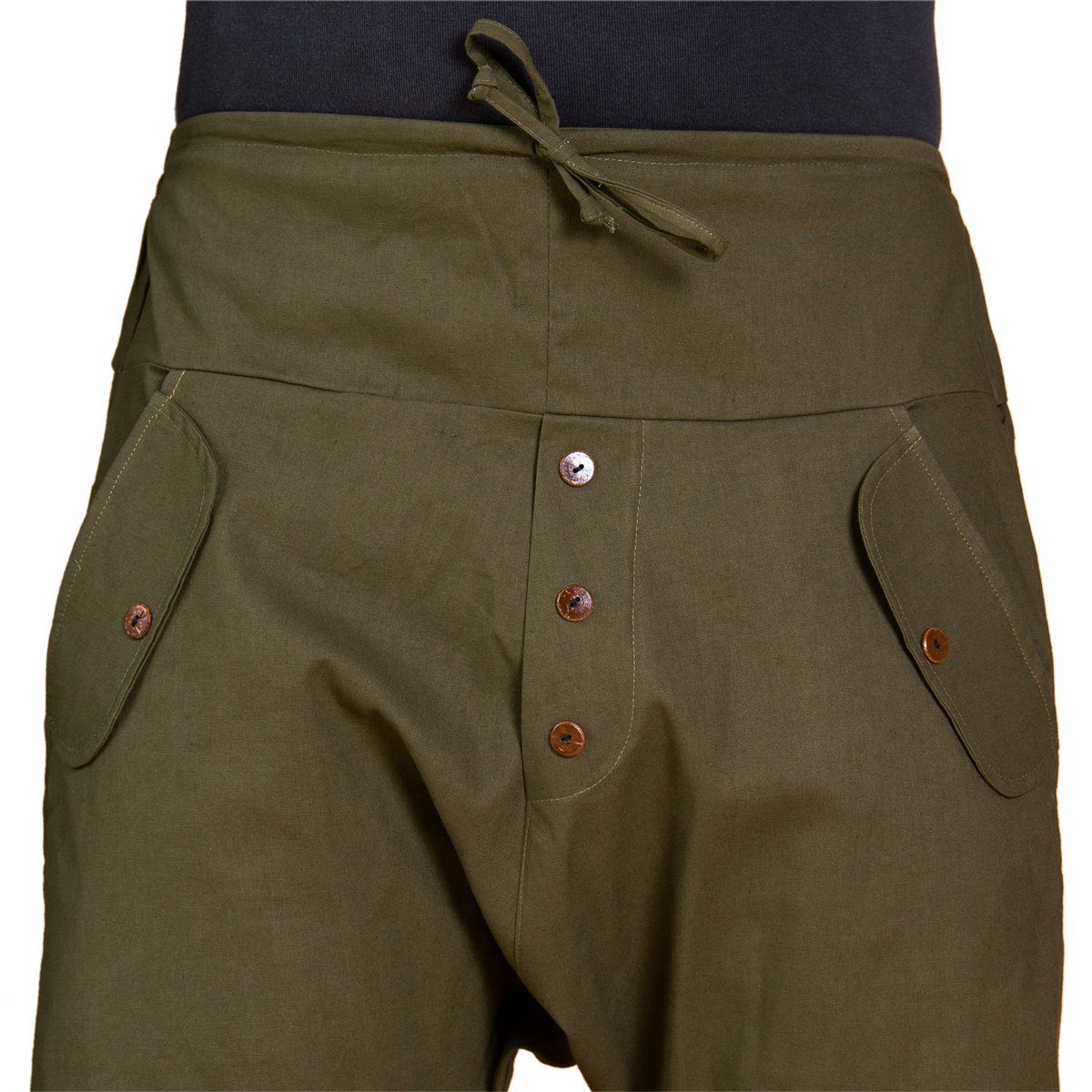 PANASIAM Haremshose Yogipants Typ3 Baggy Haremshose aus weicher Baumwolle bequeme Yogahose Unisex Freizeithose für Damen und Herren