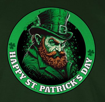 Shirtracer T-Shirt Happy Irischen Nationalfeiertag Leprechaun Kobold St. Patricks Day