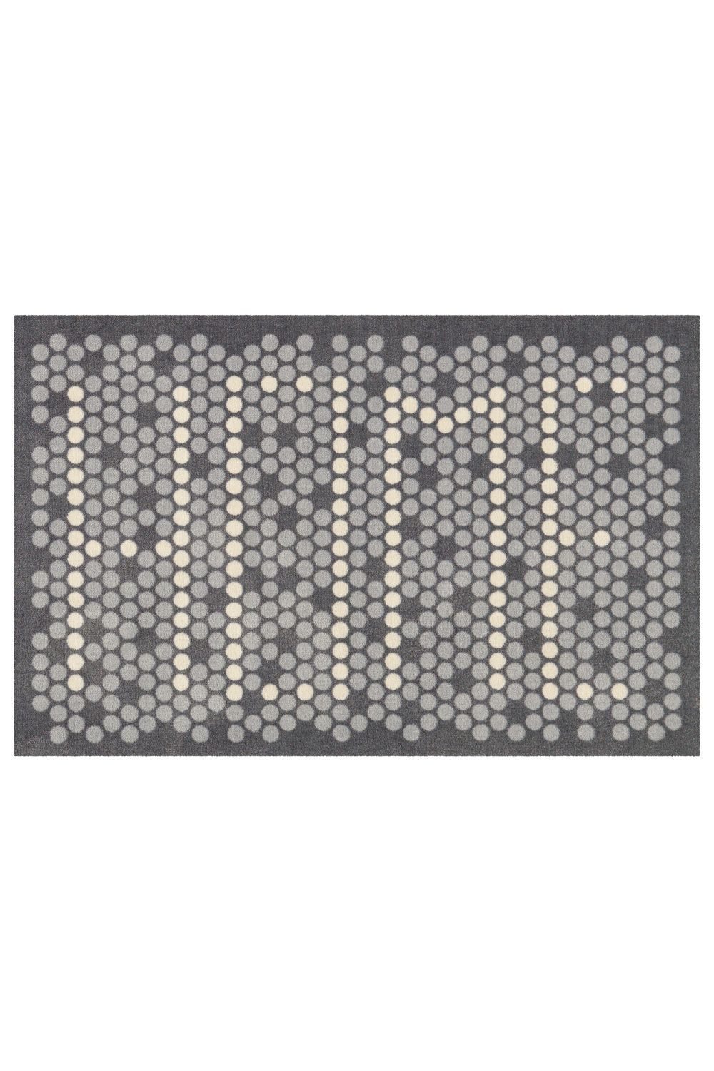 Teppich Boss Teppich Kurzflor Teppich Lara Mat 61 - Grau, rechteckig, Höhe: 9 mm