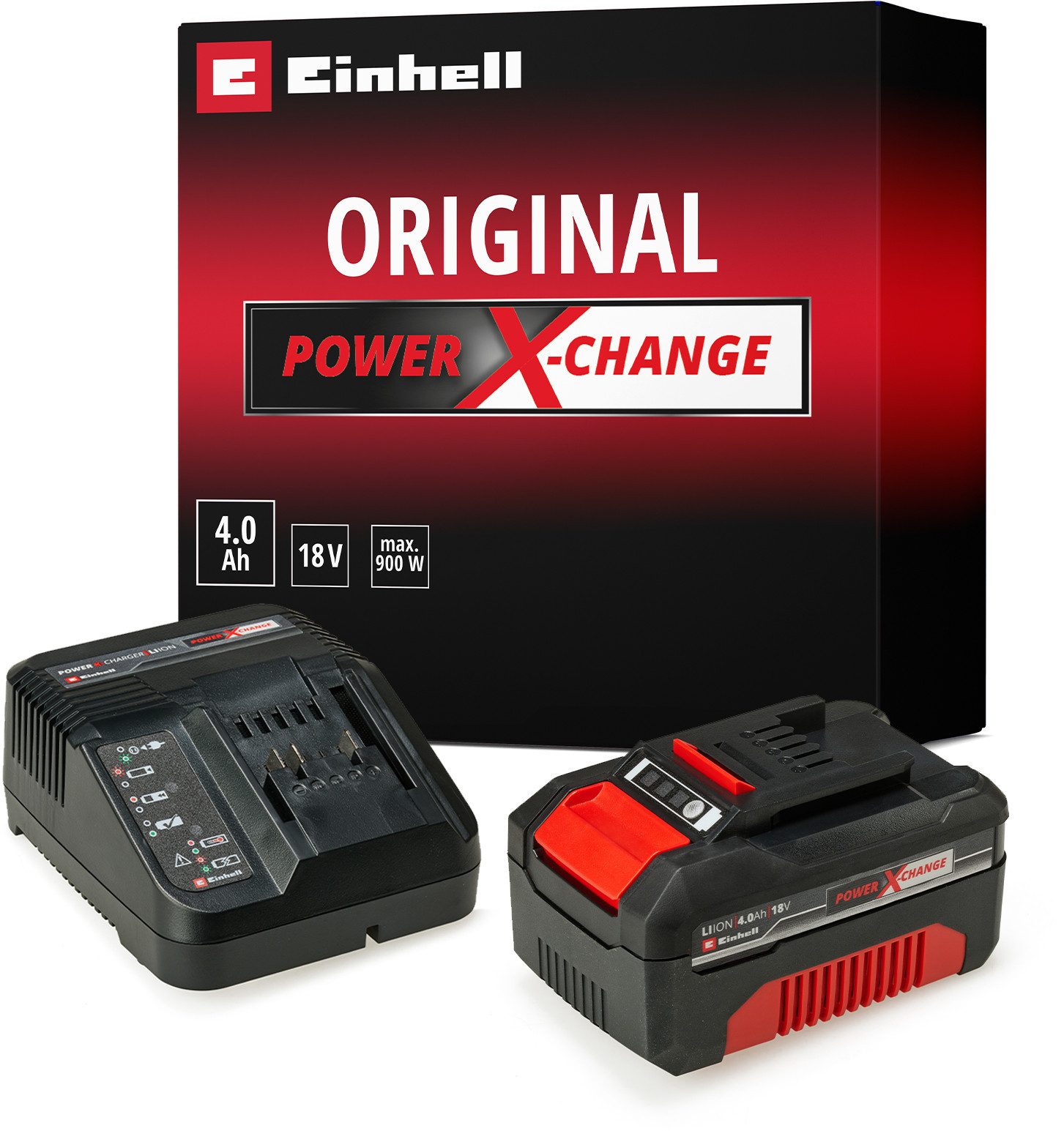 Einhell »Starter-Kit Power X-Change« Akku Starter-Set, 18 V, 4 Ah, inkl. Ladegerät