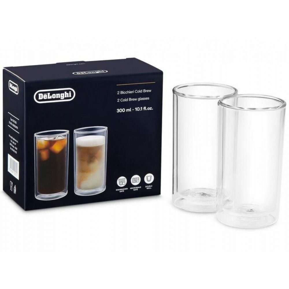 Dekobecher DeLonghi DLSC325 Thermoglas Cold Brew - 2er Set.