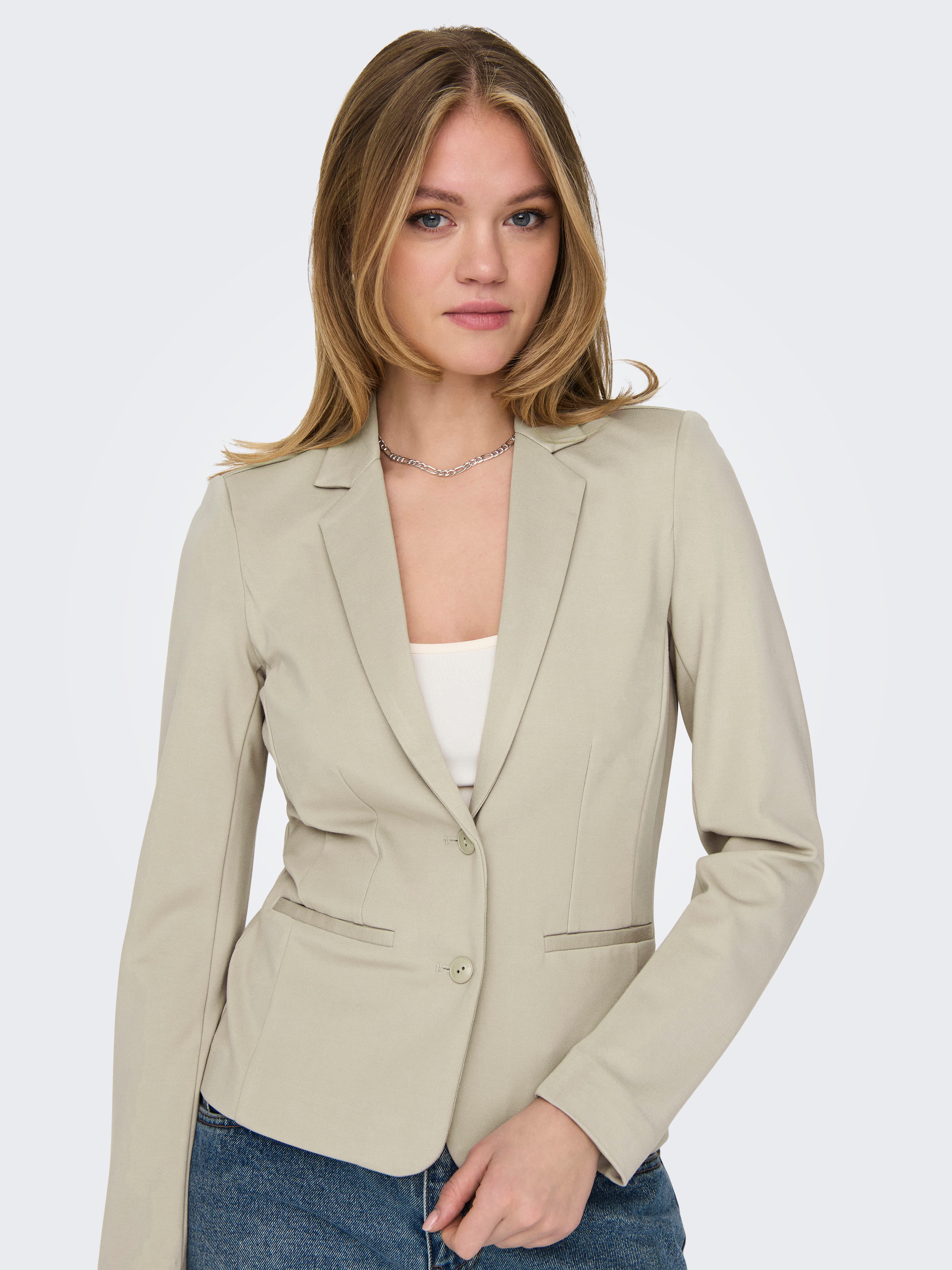 ONLY Jerseyblazer ONLPOPTRASH – 2-Knopf Blazer mit taillierter Silhouette r günstig online kaufen