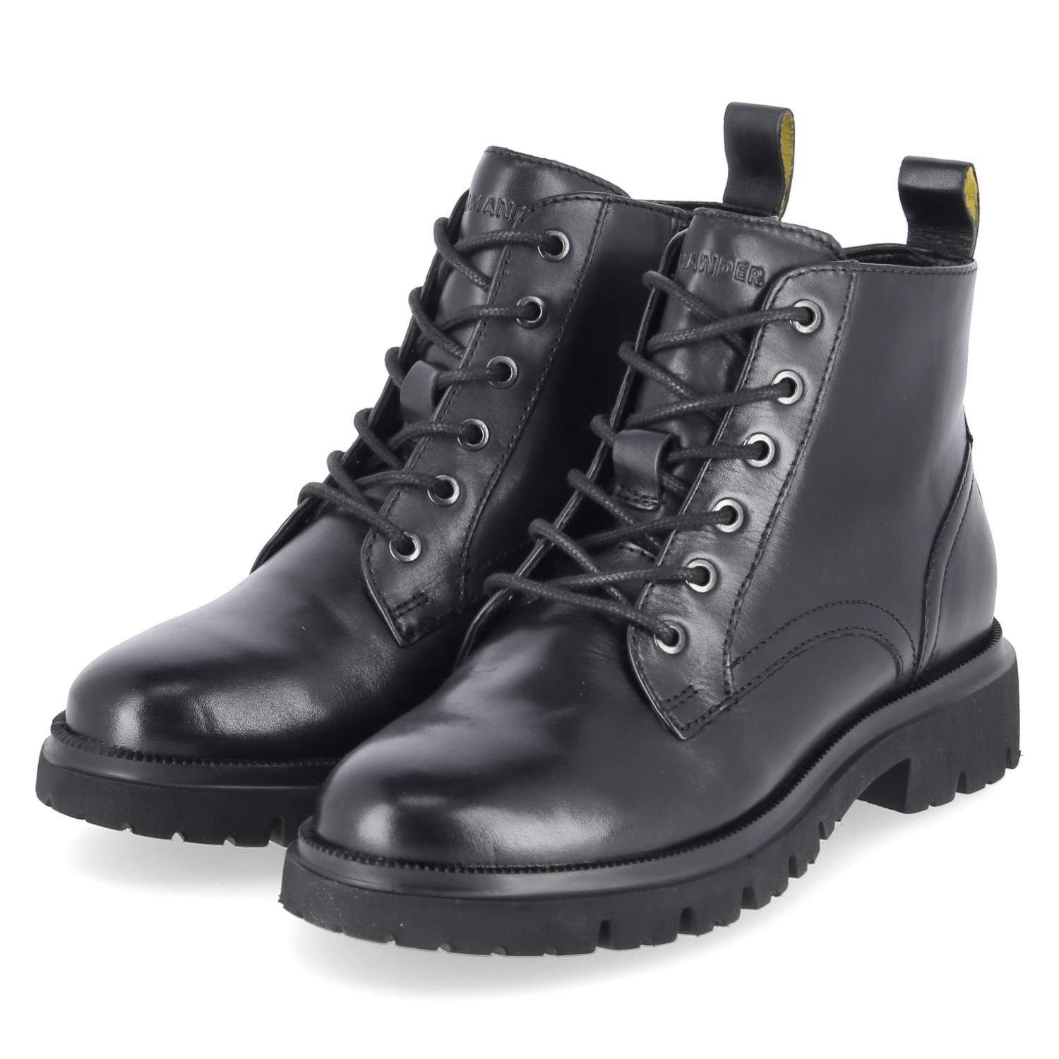 Salamander Salamander F31AU4311000-1000 Damen Glattleder schwarz Schnürstiefel