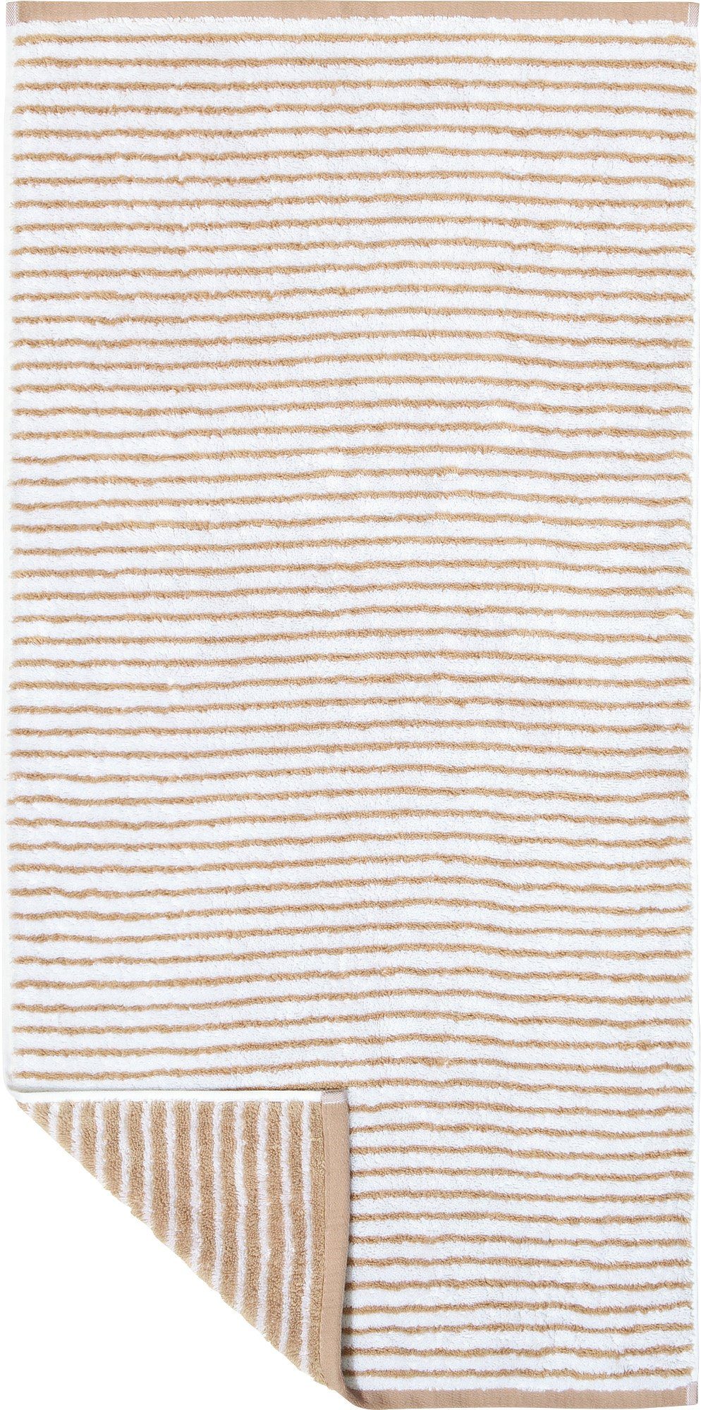 Erwin Müller Duschtuch Duschtuch "Konstanz", Jacquard, Walk-Frottier Streifen
