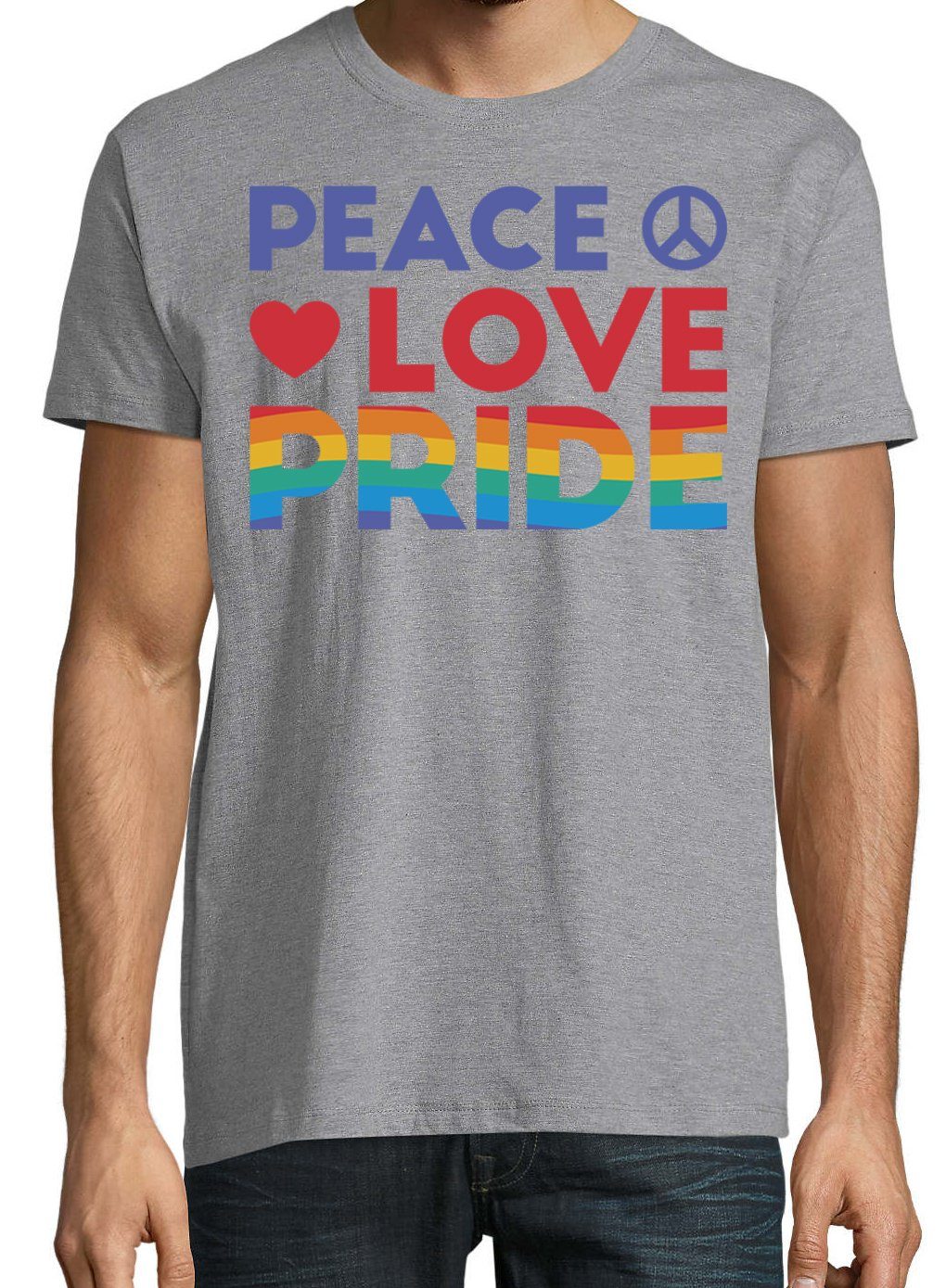 Youth Designz T-Shirt Peace Love Pride günstig online kaufen