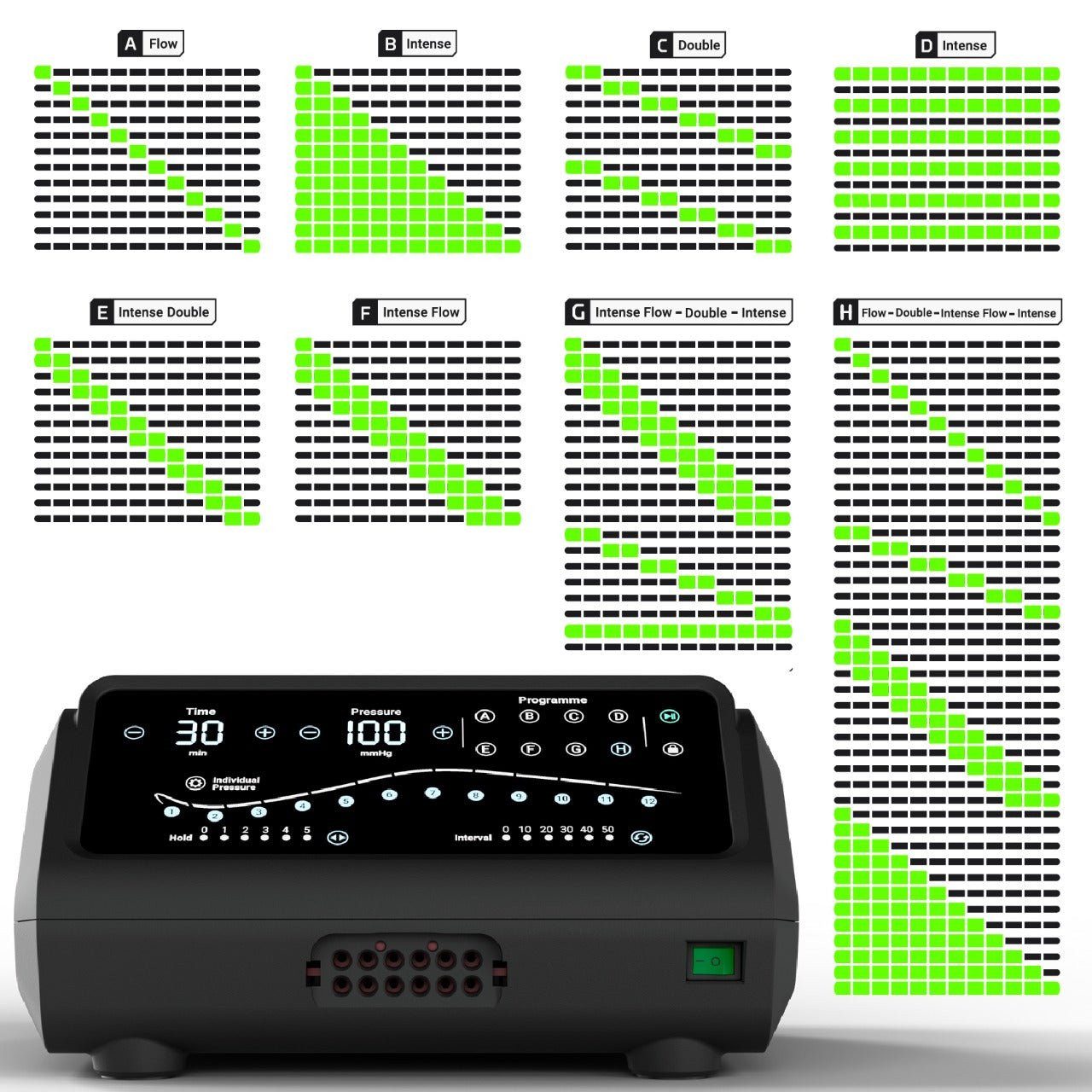 Reboots Massagegerät Reboots One Pro Recovery Pants – 12 Kammern & App-Steuerung