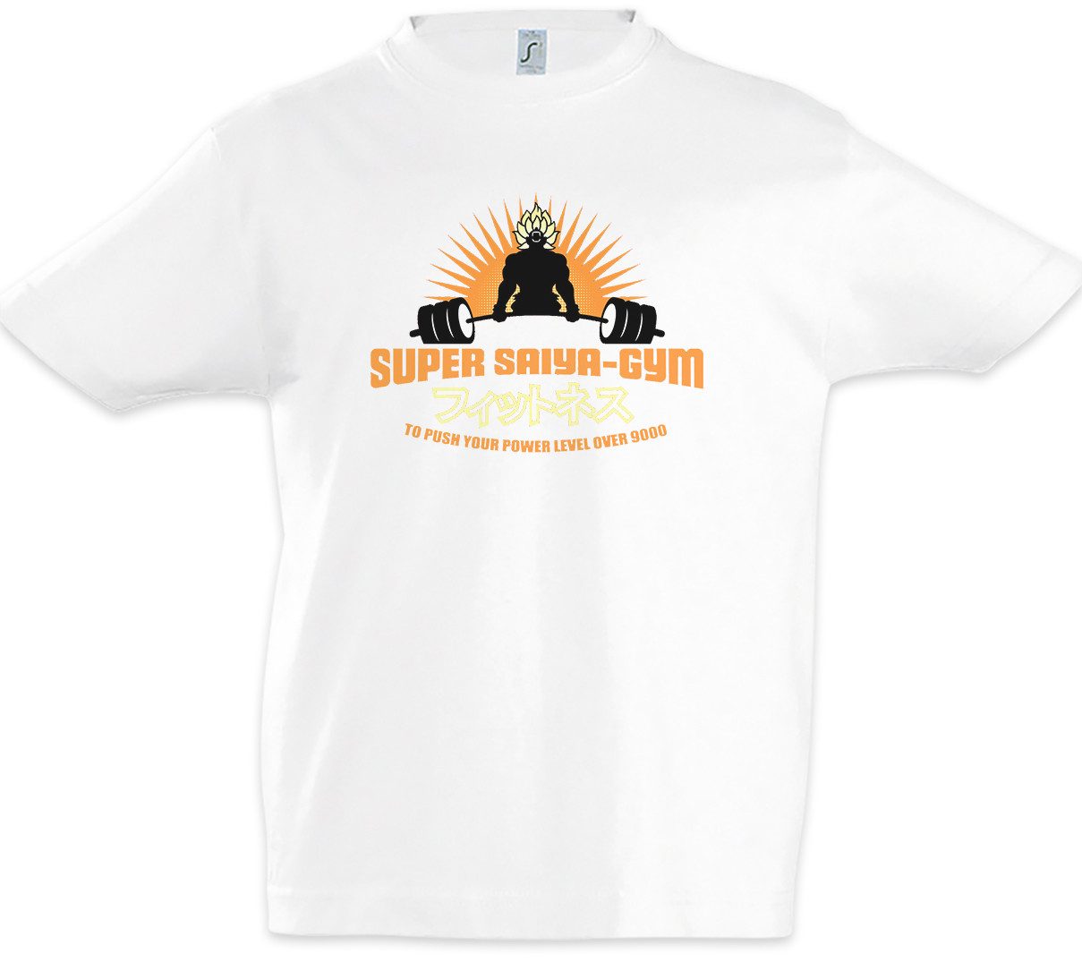 Print-Shirt Super Saiya Gym Kinder T-Shirt Super Saiya Gym Vintage Son Dragon Goku