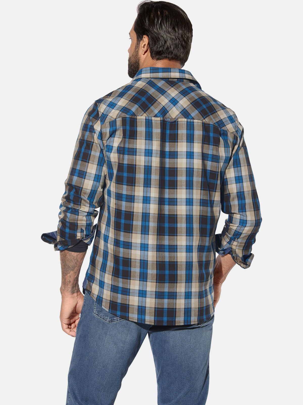 Jan Vanderstorm Langarmhemd NORLUND mit Brusttasche günstig online kaufen