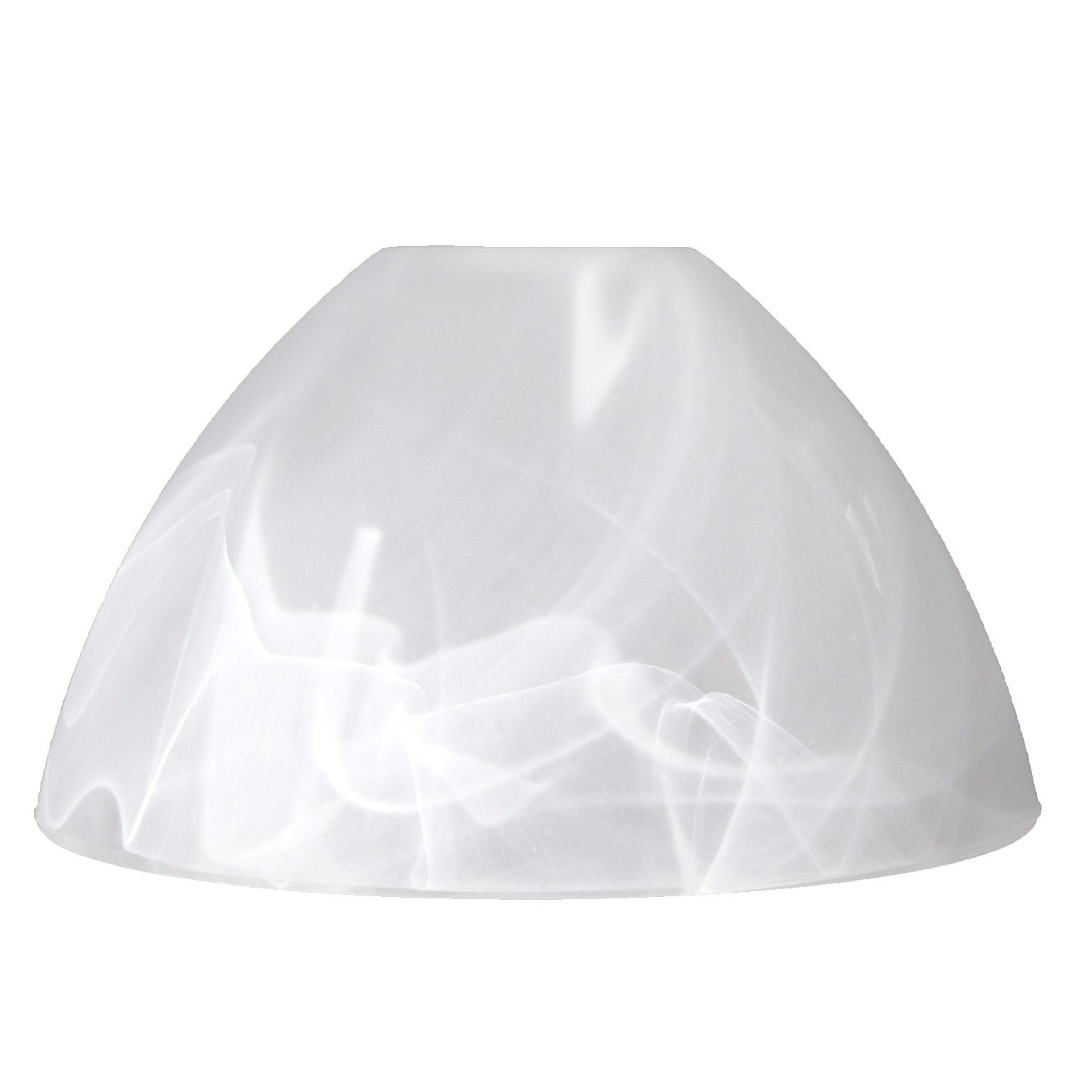 Home4Living Lampenschirm Lampenglas Alabasterglas Glasschirm Weiß Ø 15cm Le günstig online kaufen