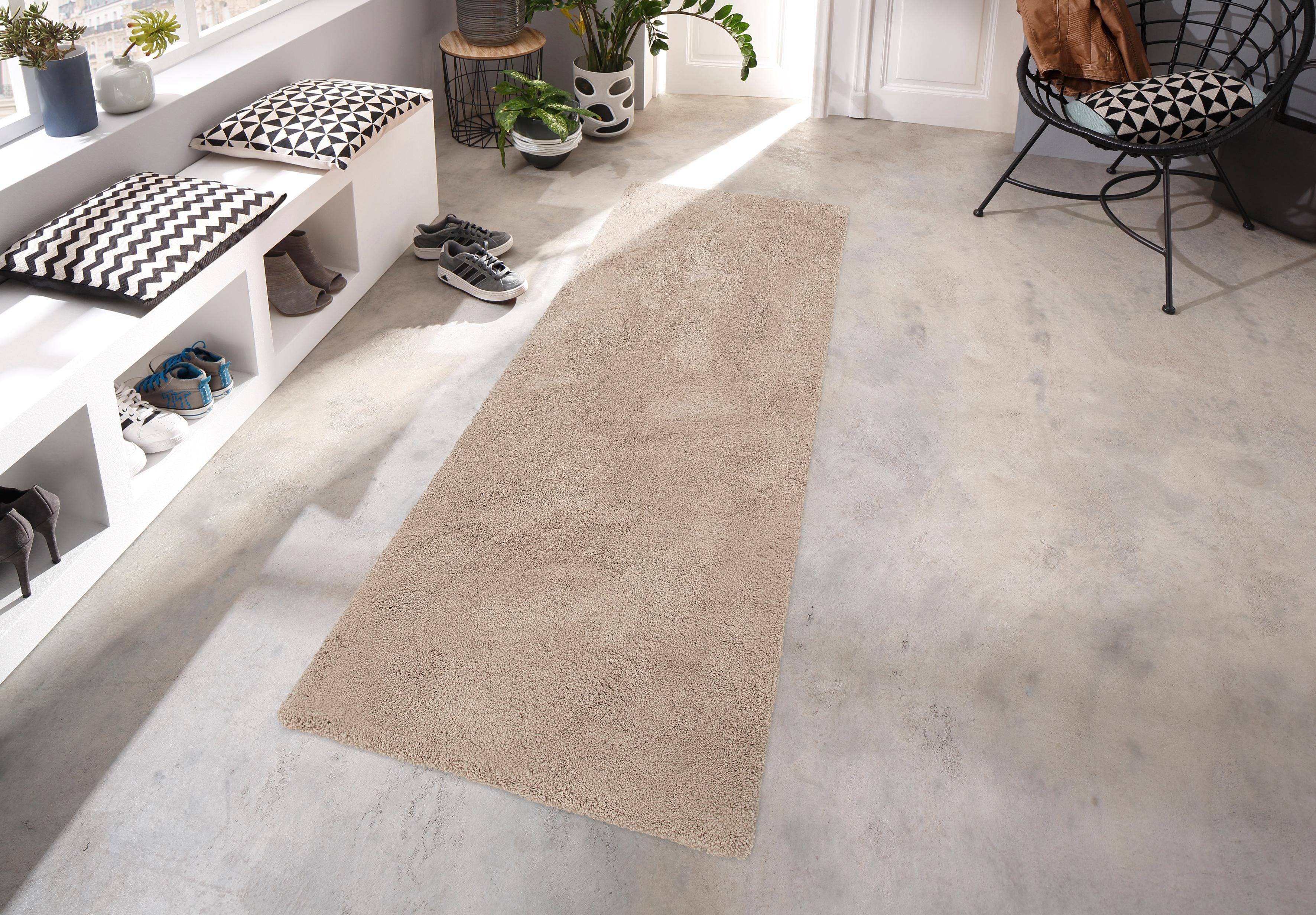 my home Hochflor-Läufer Desner, Hochflor Teppiche, günstig online kaufen