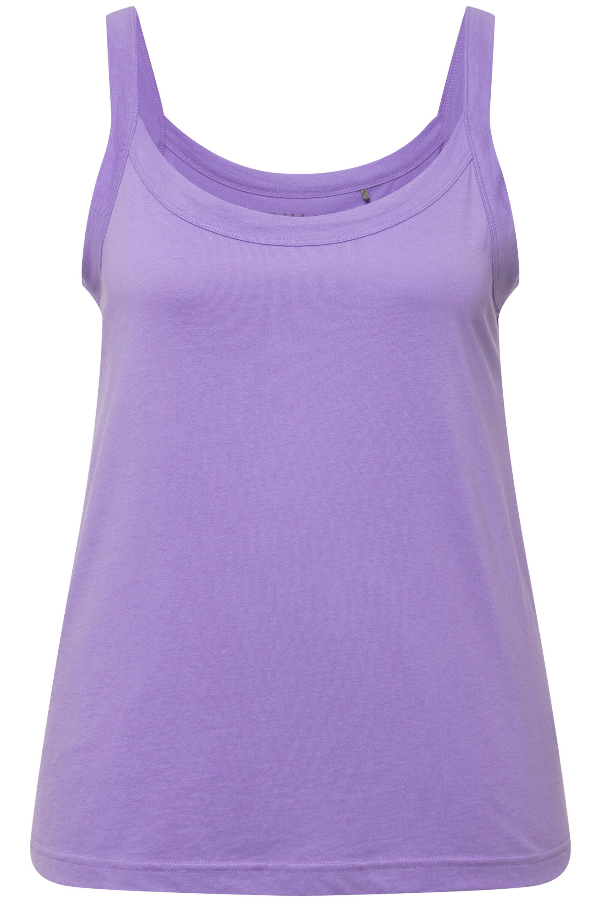 Ulla Popken Longtop Spaghettitop Rundhals Modalmix günstig online kaufen