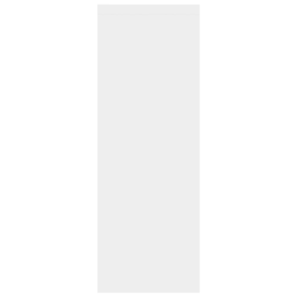 furnicato Wandregal Weiß 45,1x16x45,1 Holzwerkstoff cm