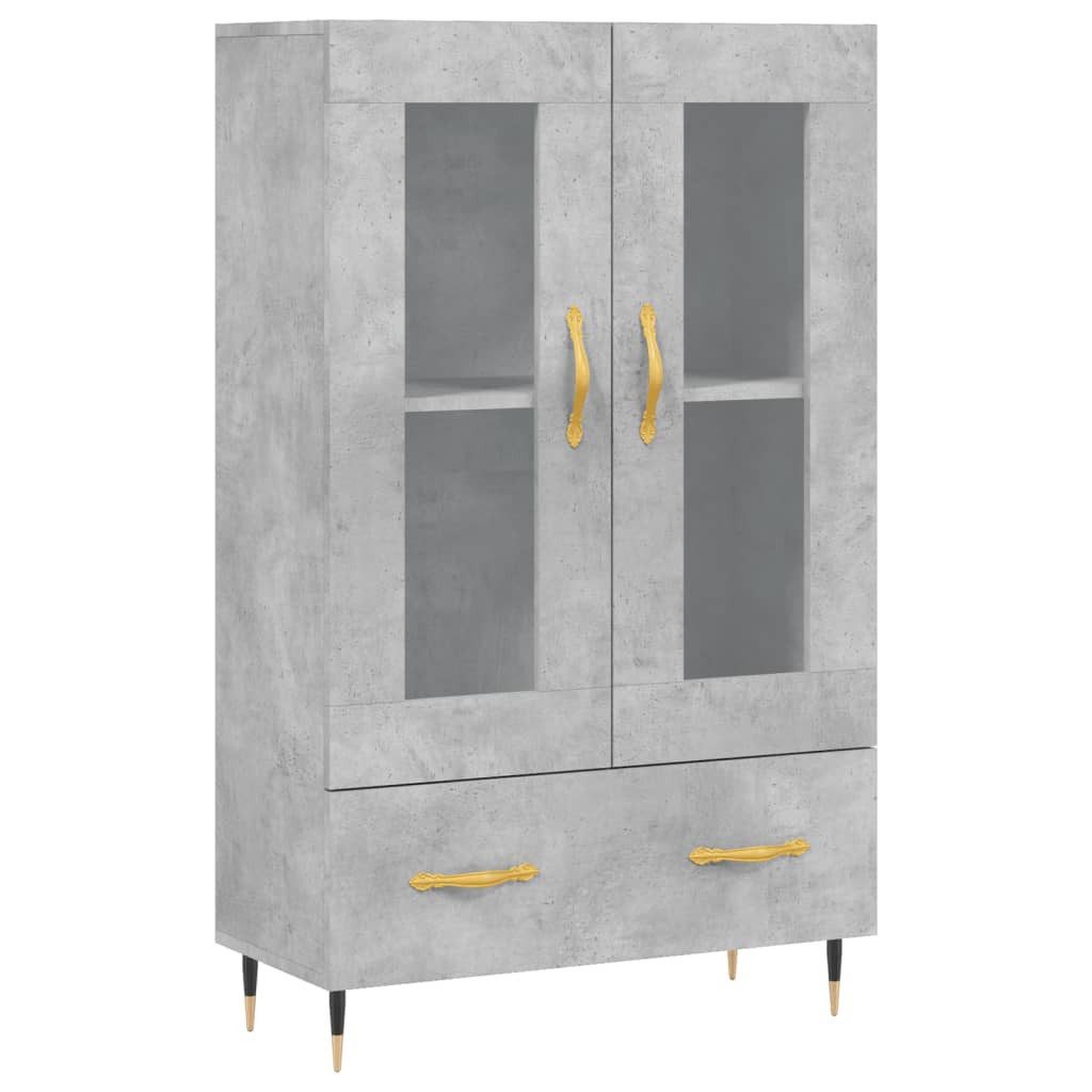 vidaXL Highboard Highboard Betongrau 69,5x31x115 cm günstig online kaufen
