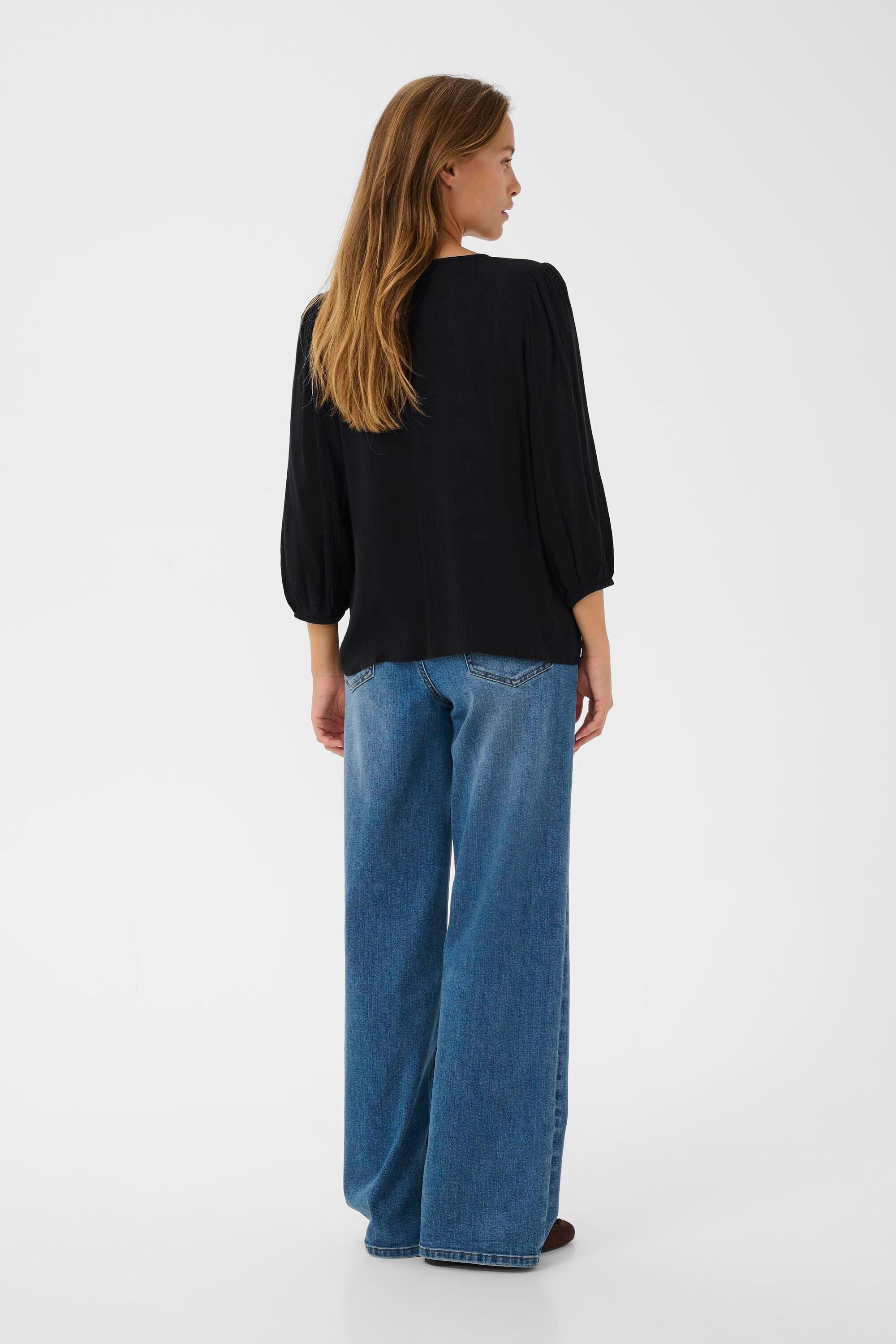 KAFFE Langarmbluse Langarm-Bluse KAfia