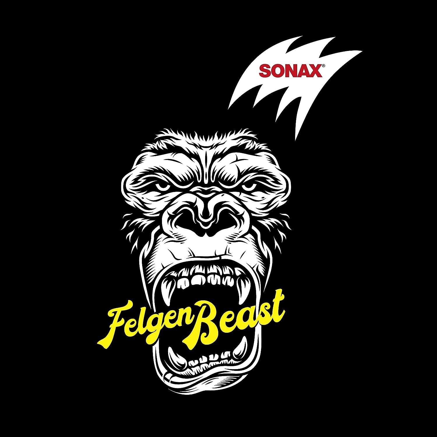 Sonax Sonax FelgenBeast Felgenreiniger Felgenreiniger (Felgenreinigung Materialschonend Auto Alufelgen reinigen)