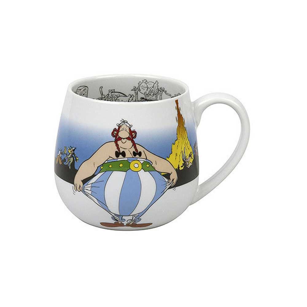 Könitz Tasse Asterix Obelix Kuschelbecher Ich bin nicht dick! 0,42 L Porzellan, 1-tlg.