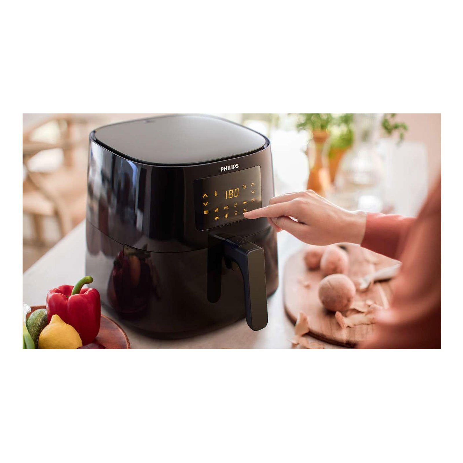 Essential Fritteuse W HD9270/96 2000 Airfryer Philips XL,