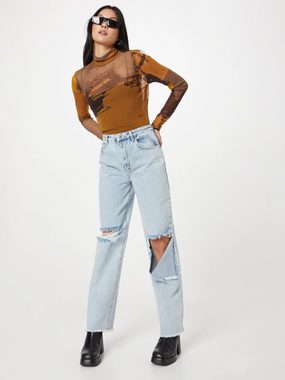 Misspap Regular-fit-Jeans (1-tlg) Fransen, Cut-Outs