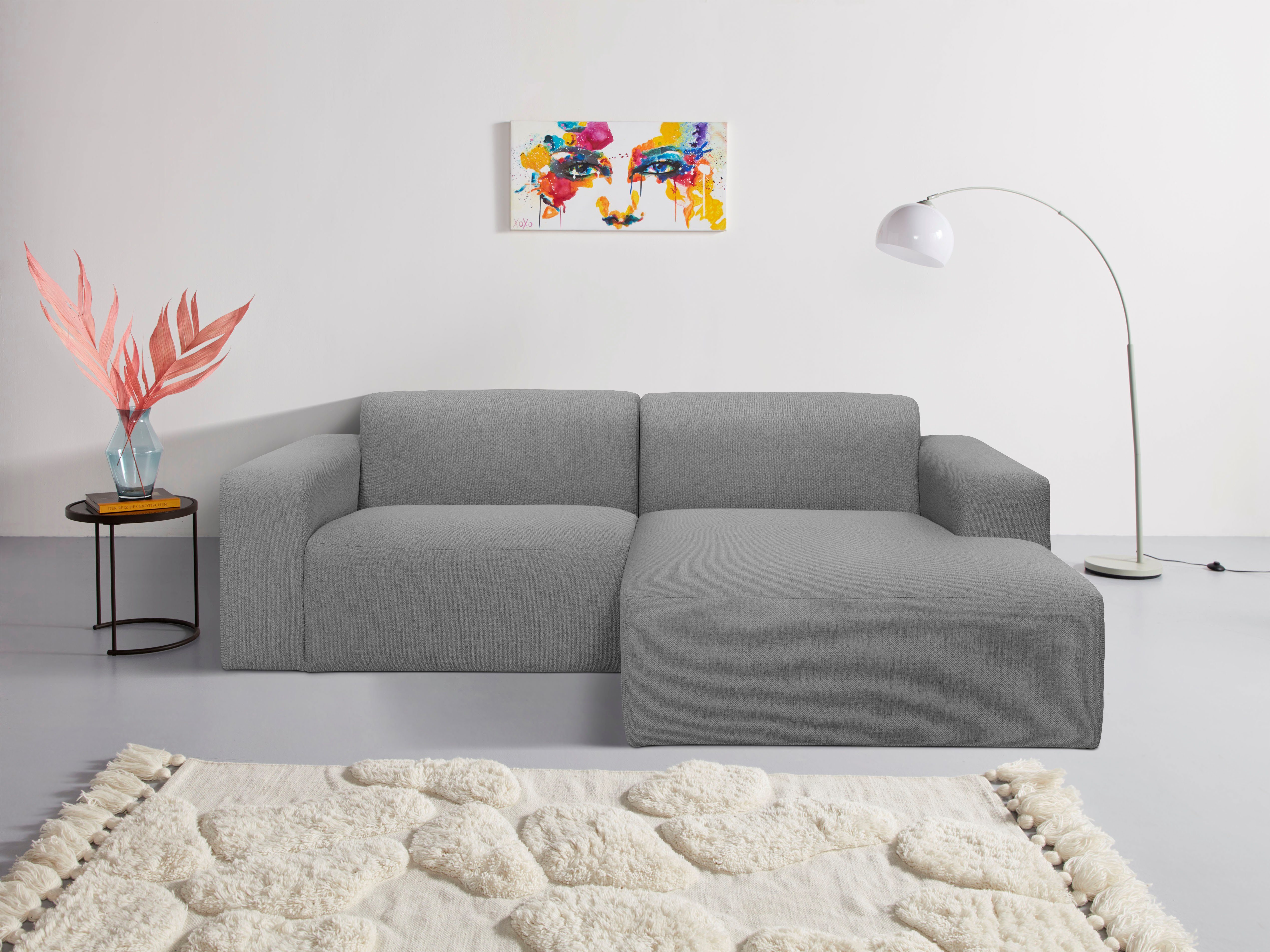 INOSIGN Ecksofa Koa,228cm, L-Form, Modulsofa, Webstoff, günstig online kaufen