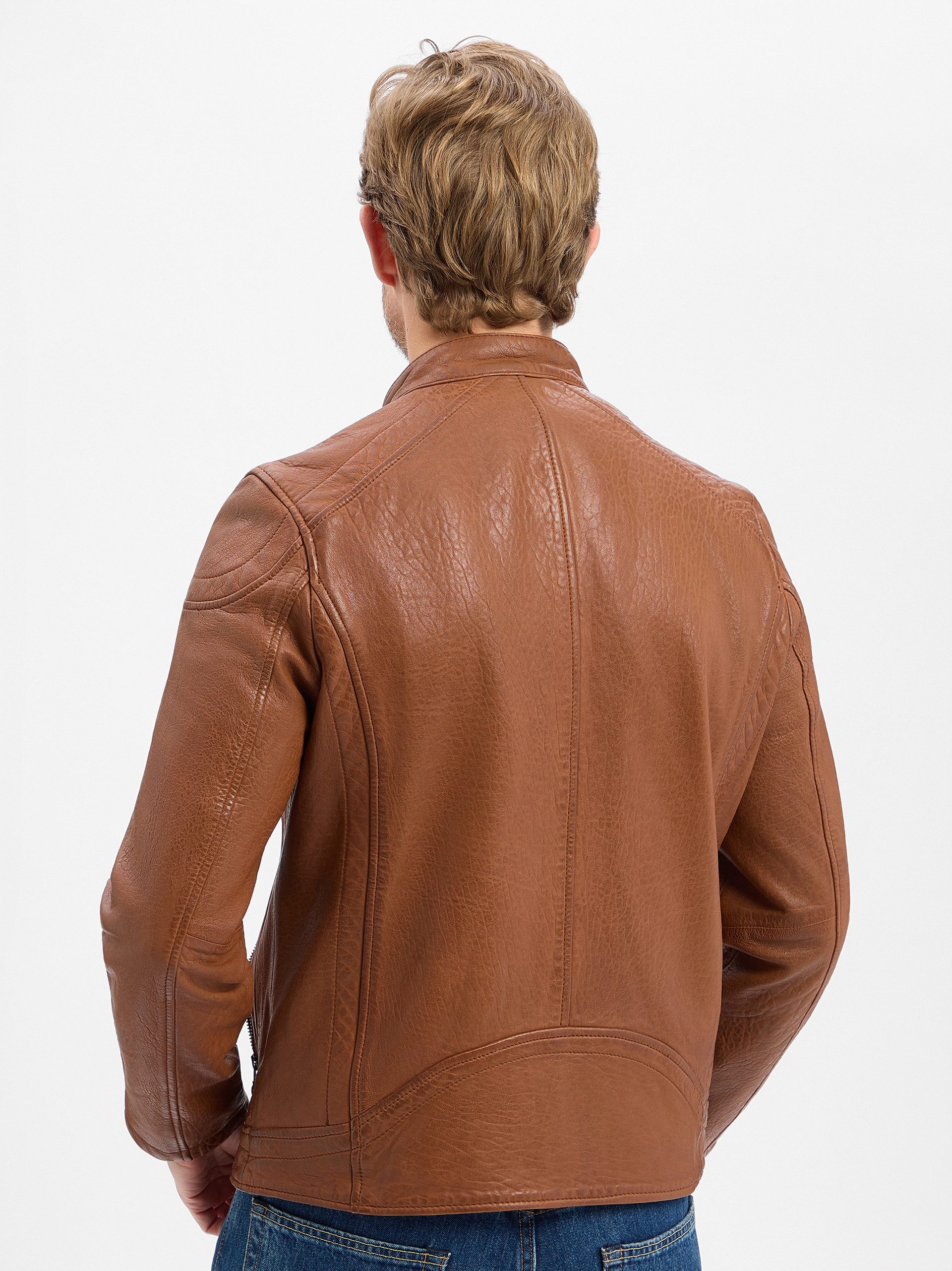 Finshley & Harding Lederjacke