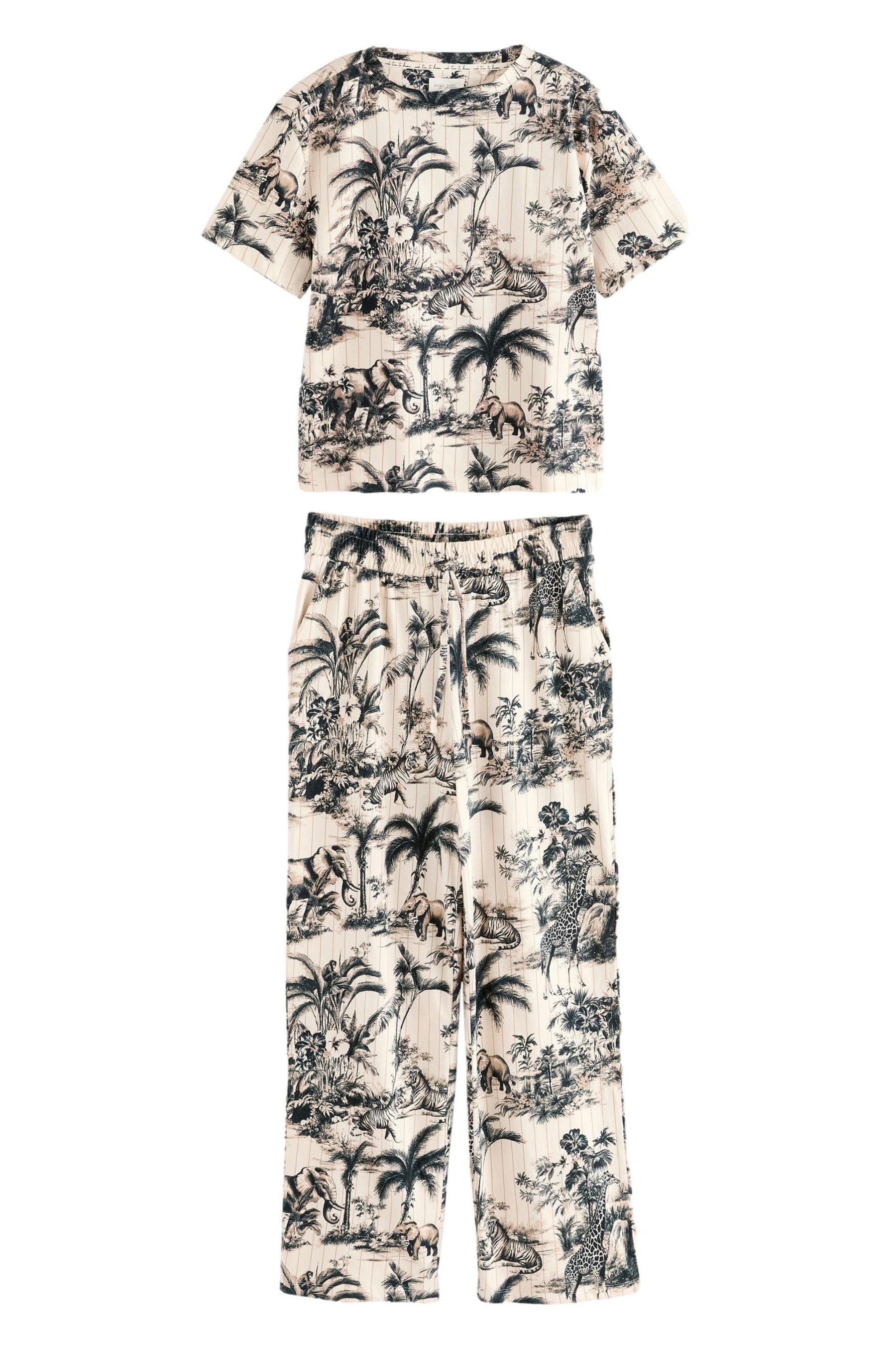 Next Pyjama Kurzarm-Schlafanzug aus 100 % Baumwolle günstig online kaufen