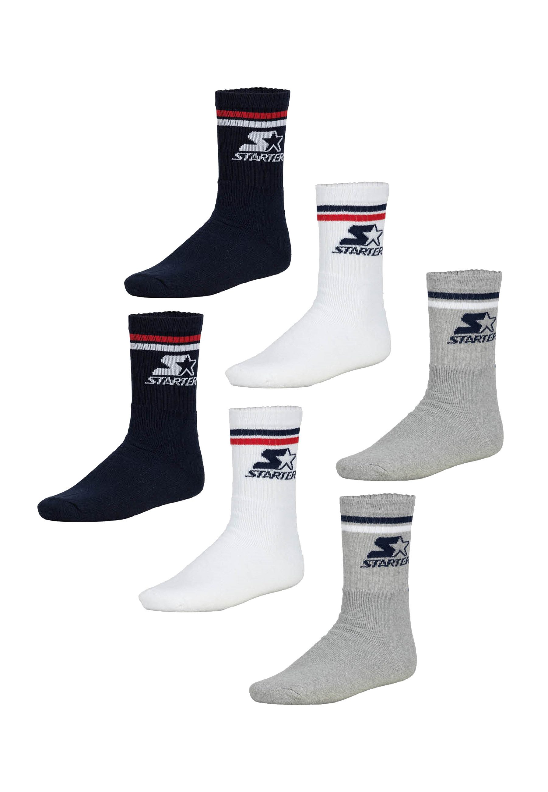 Starter Носки Tennissocken 6er Pack Herren Baumwolle mit Logo (6-Paar)
