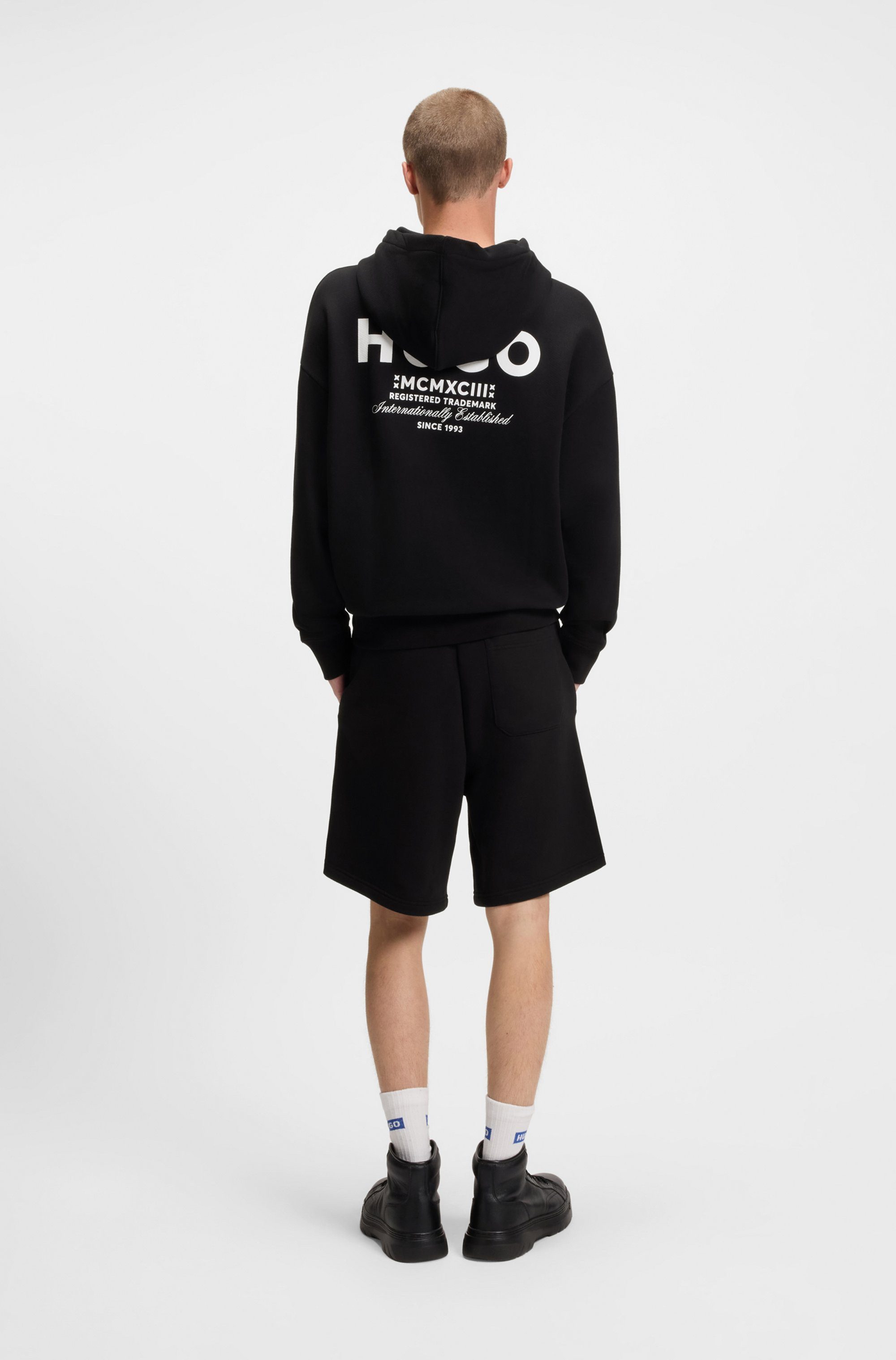 HUGO Blue Hoodie Nazardo
