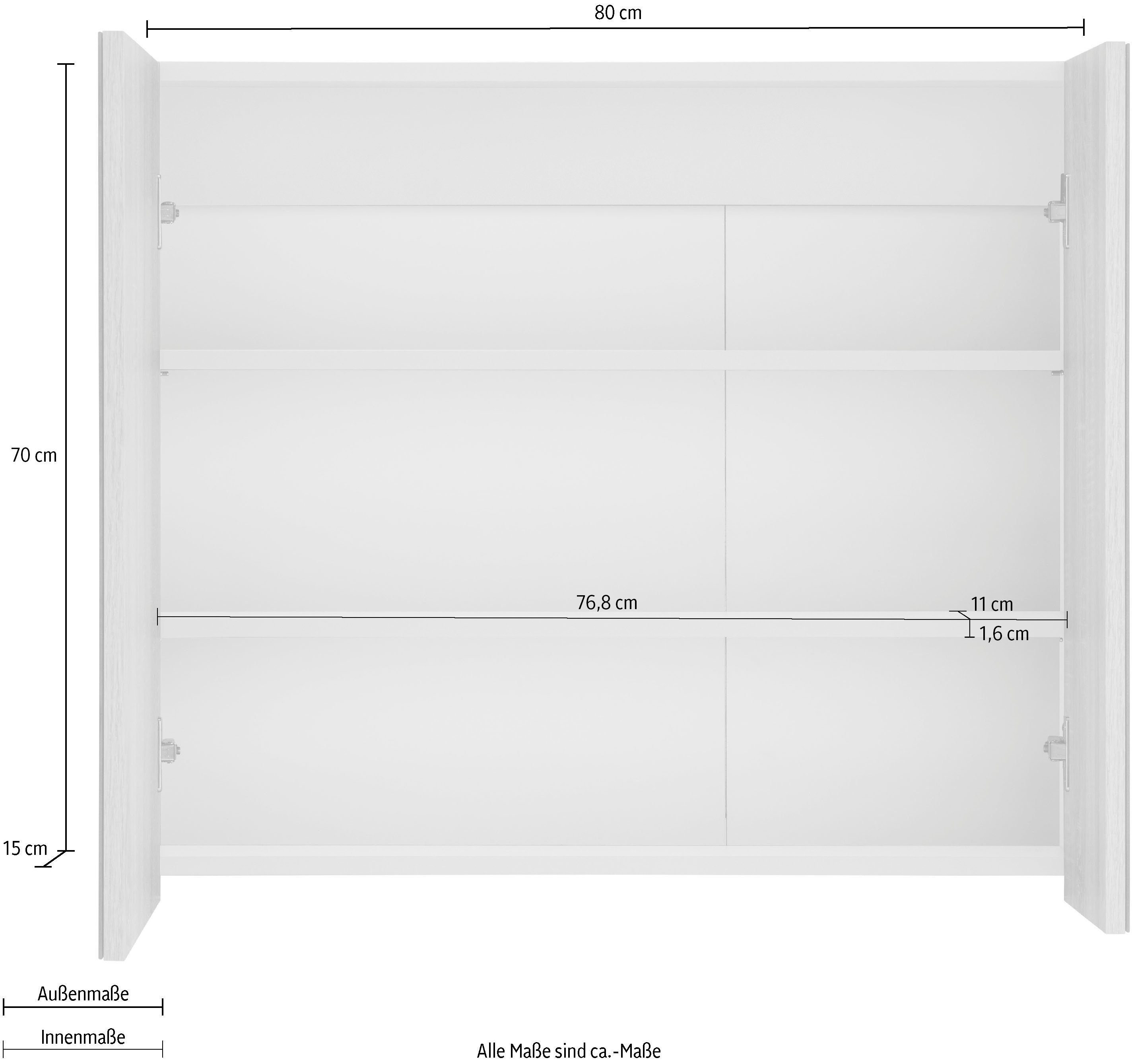 Home affaire Spiegelschrank Wisla Breite 80 cm – Bild 5 von 5