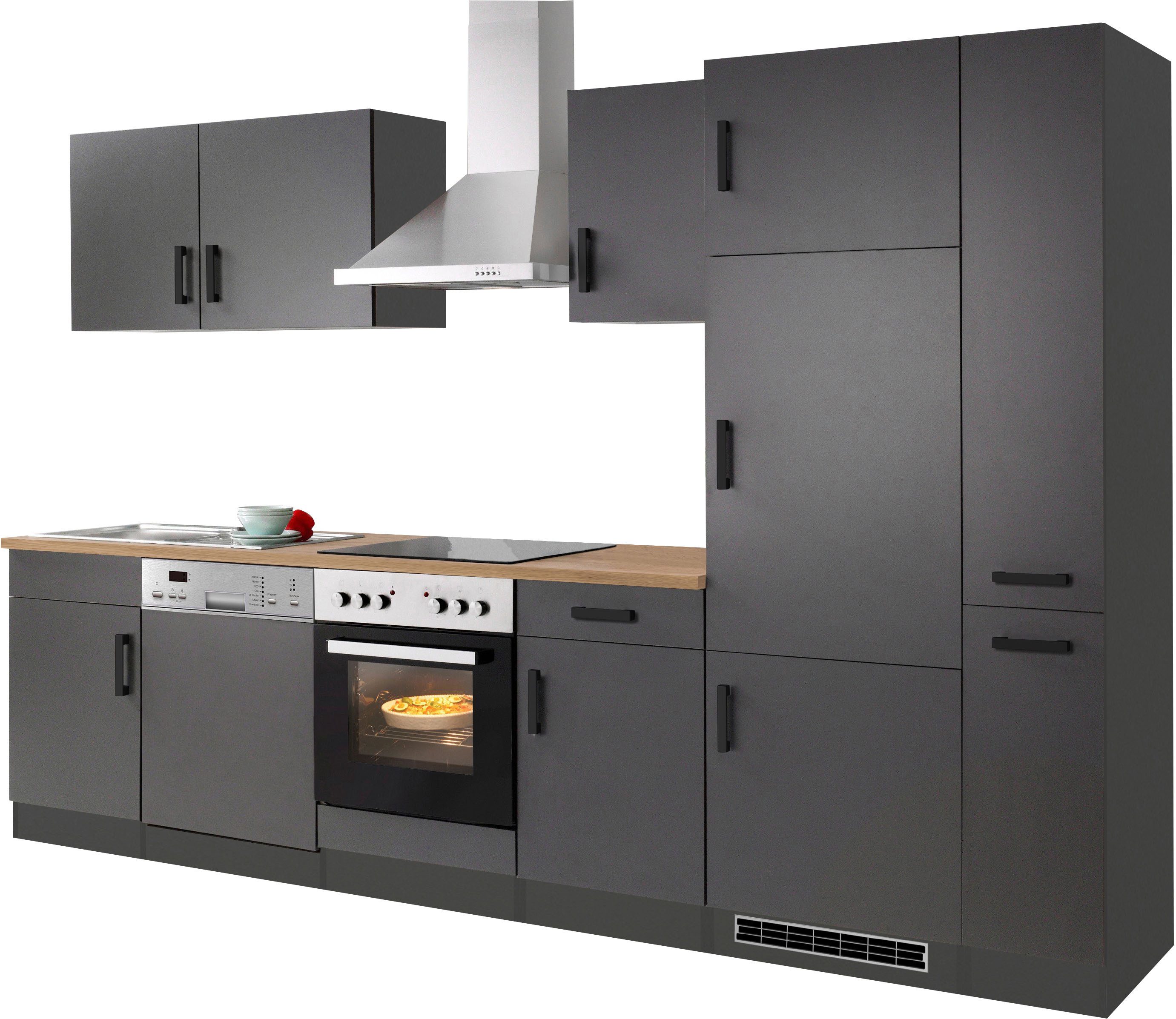 KOCHSTATION Küchenzeile KS-Toronto, Breite 310 cm, mit E-Geräten günstig online kaufen