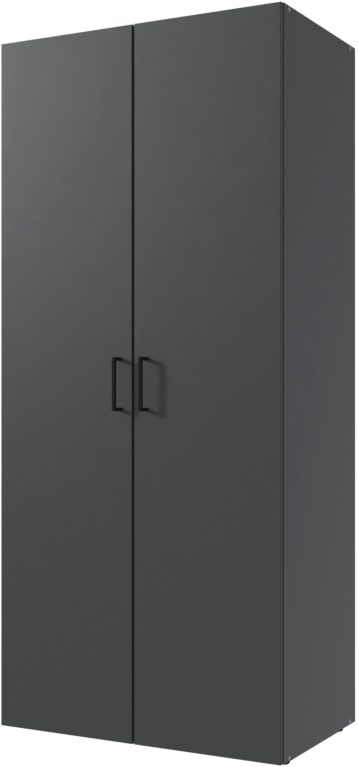 Wimex Kleiderschrank Mugano,in 3 Breiten, 2 Tiefen, viele Farben, Made in Germany (in Basic oder Premium Ausstattung) mit kurzen Griffen aus Metall