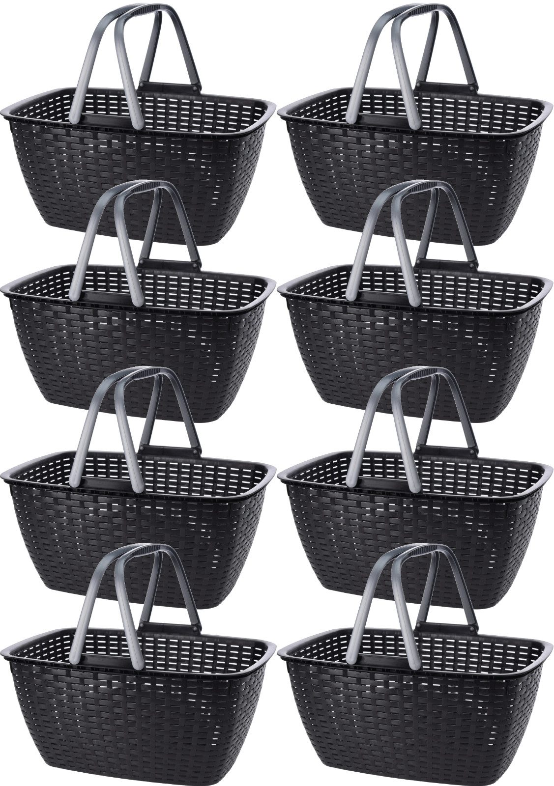 Koopman Einkaufskorb Wäschekorb Box Einkauf Rattan günstig online kaufen