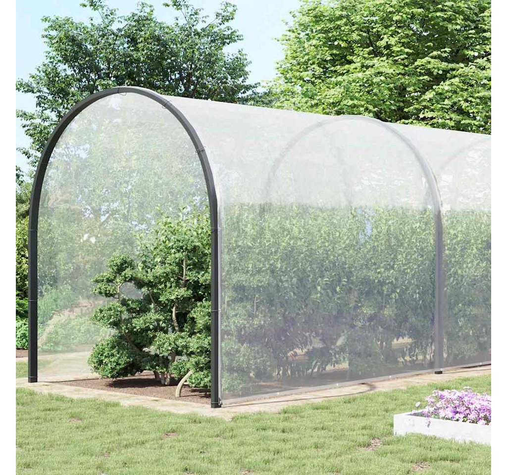 Thumbnail - vidaXL Schutzplane Transparente Plane mit Ösen 12x12 m Polyethylen