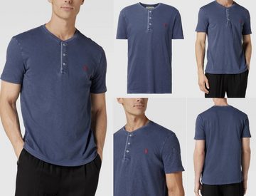 Ralph Lauren T-Shirt POLO RALPH LAUREN GRANDFATHER SHIRT Slub Henley T-shirt Opa Sweater Sw