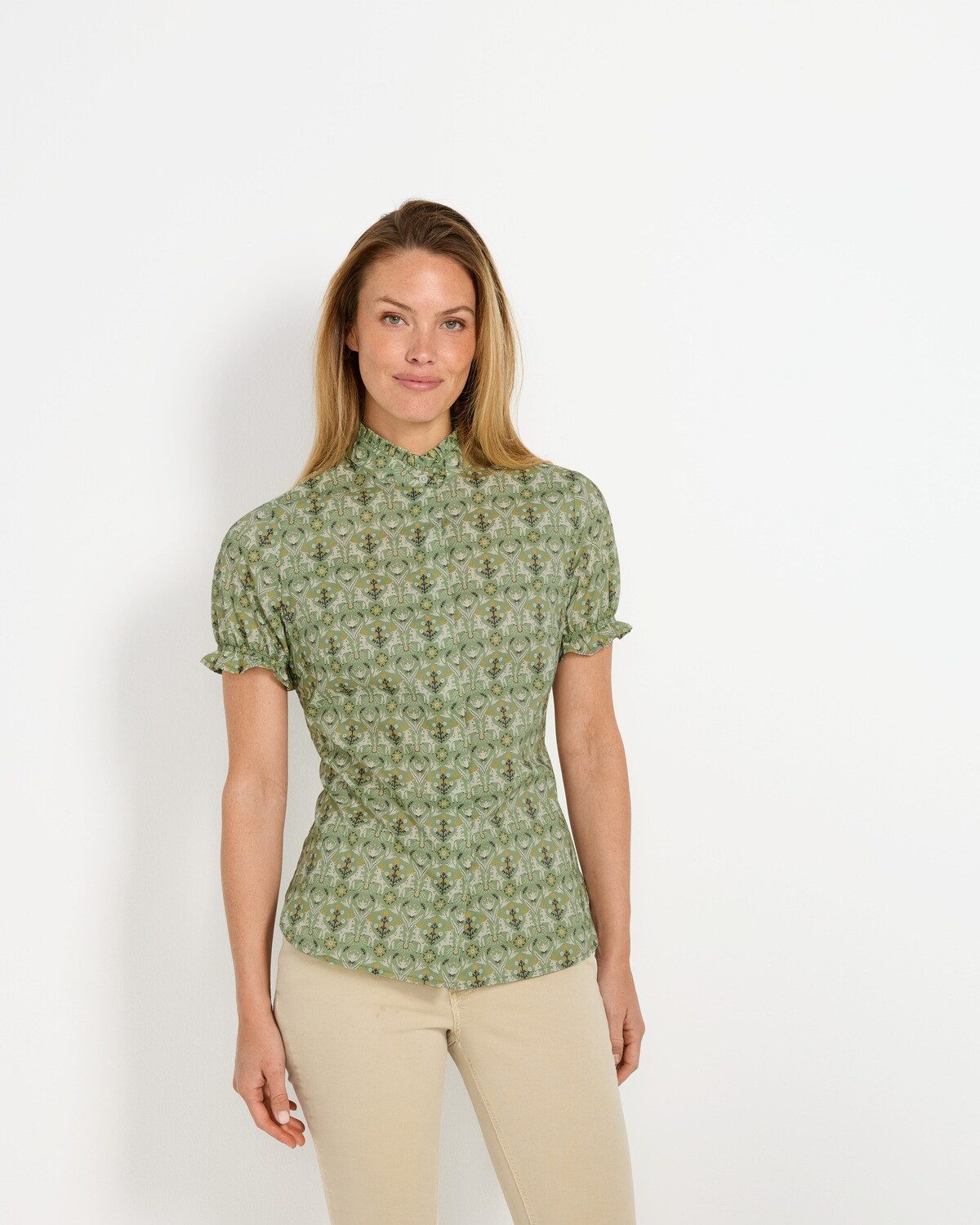 Reitmayer Kurzarmbluse Kurzarm-Bluse