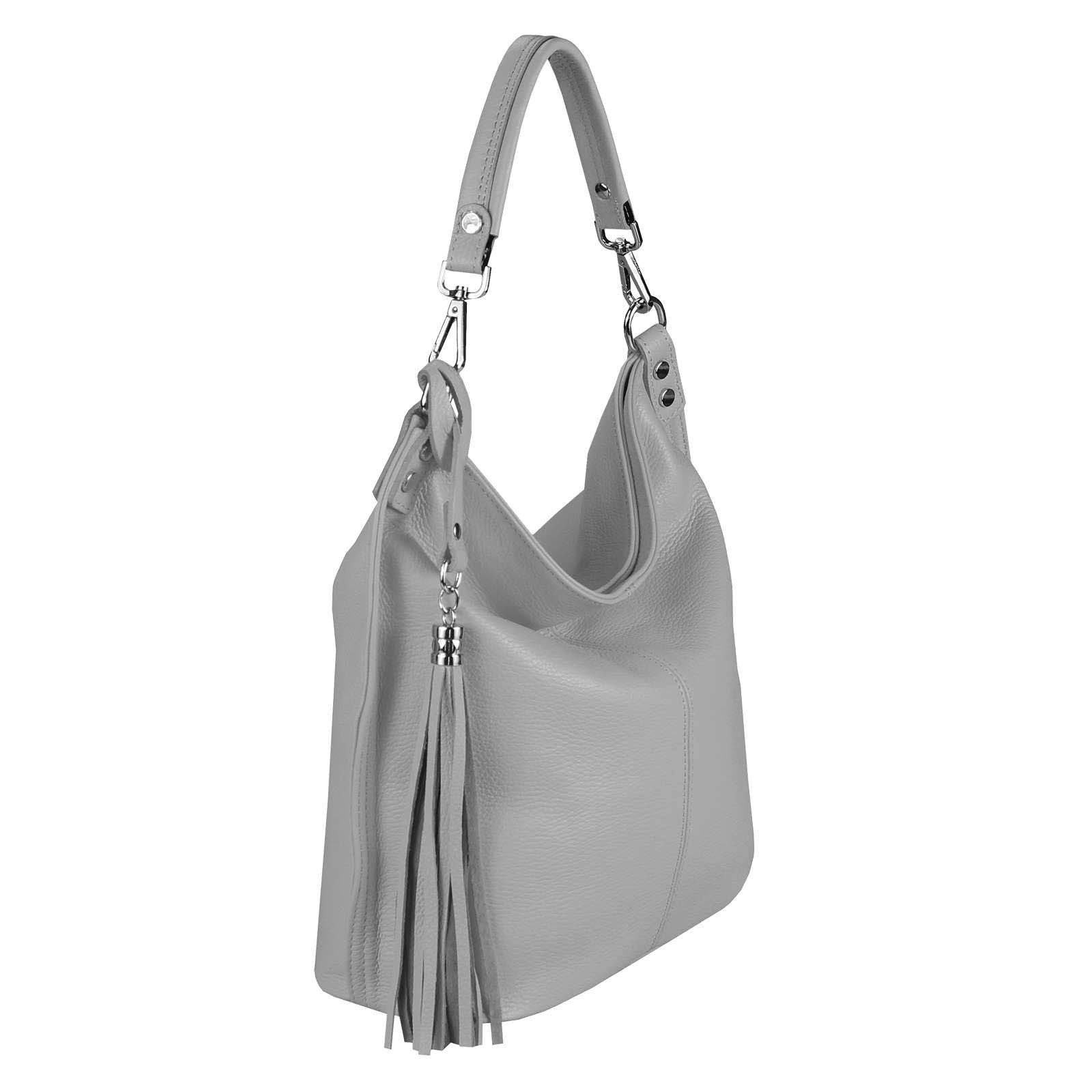ITALYSHOP24 Schultertasche MADE IN ITALY XL Damen Nappa Leder Handtasche Sh günstig online kaufen