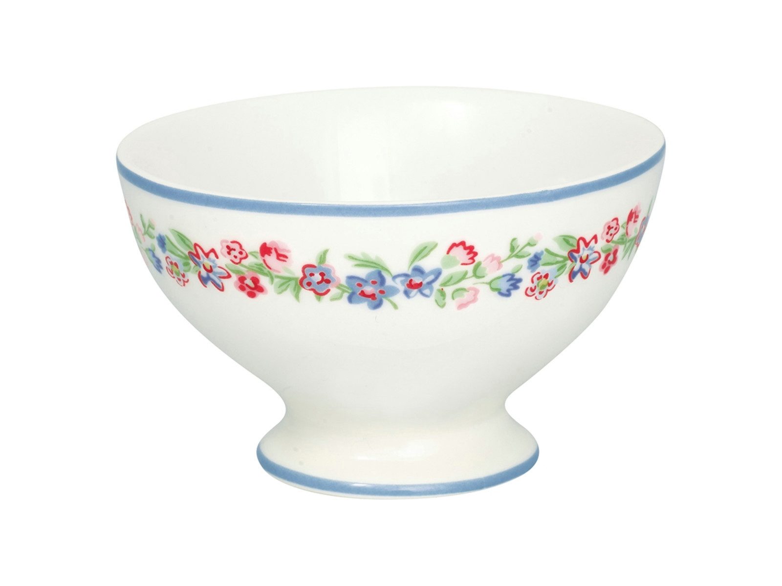 Greengate Schale Ailis Snackbowl white 10 cm, Steinzeug, (Schüsseln & Чаши)