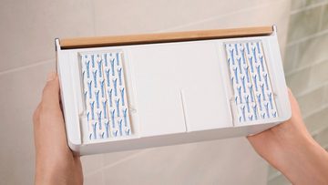 tesa Badorganizer BABOO Bad-Aufbewahrungsbox klein (Set, 1 St), Badezimmer Aufbewahrungslösung, Badregal zur Wandmontage ohne Bohren