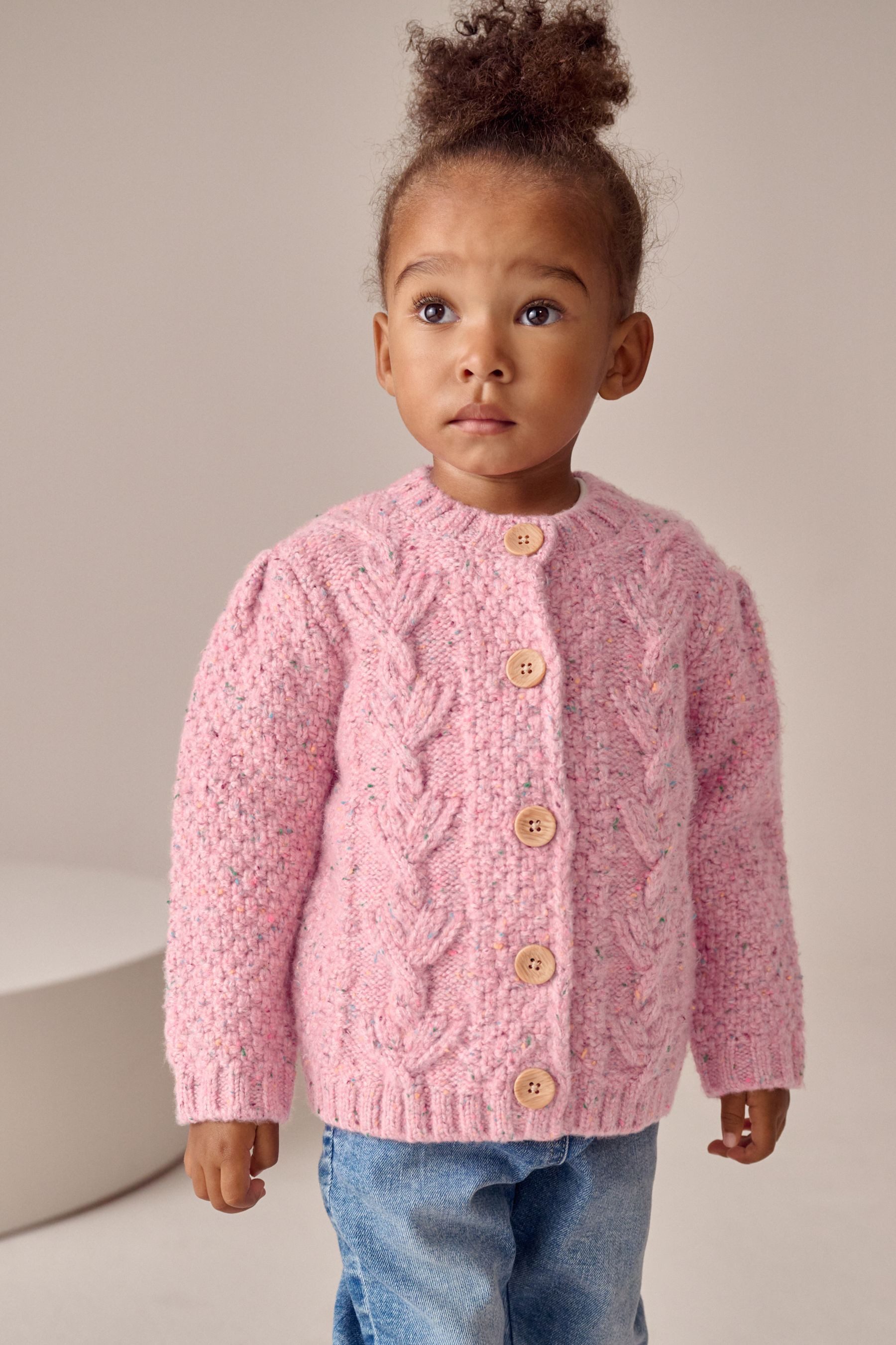 Next Strickjacke Grobgestrickte, noppige Strickjacke (1-tlg) günstig online kaufen