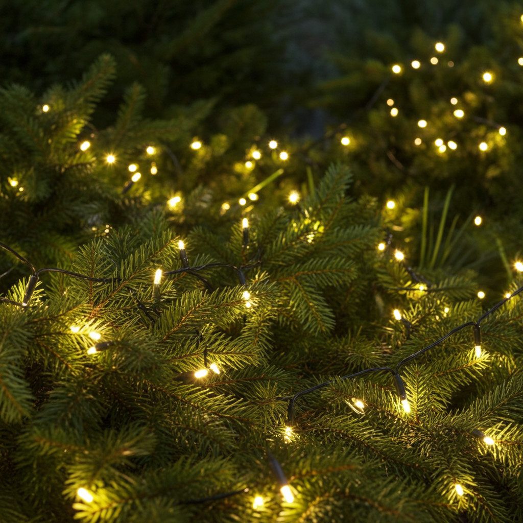 shop'n smile ideoon Lichterkette Solar-Lichterkette 12,5m, 100 warmweiße LEDs & 8 Modi für den Garten, Solar-Lichterkette 12,5m 100 LEDs 8 Lichtmodi IP44 & 16h Leuchtdauer
