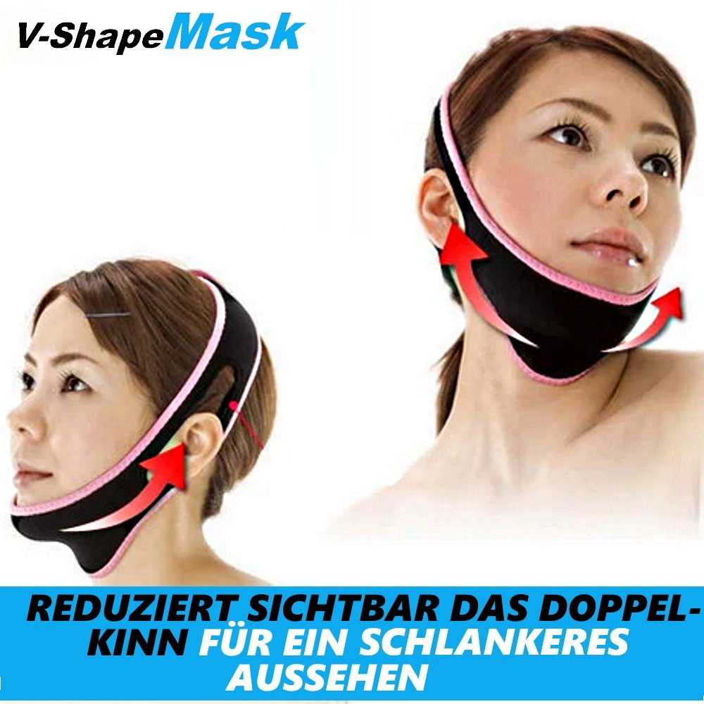 MAVURA V-ShapeMask Falten Gesicht Gesichtsmaske Gesichtsmaske Schlankheitsmaske Doppelkinn, V-Linie Anti Face-Lifting Maske Gesichtslifting Anti Straffung