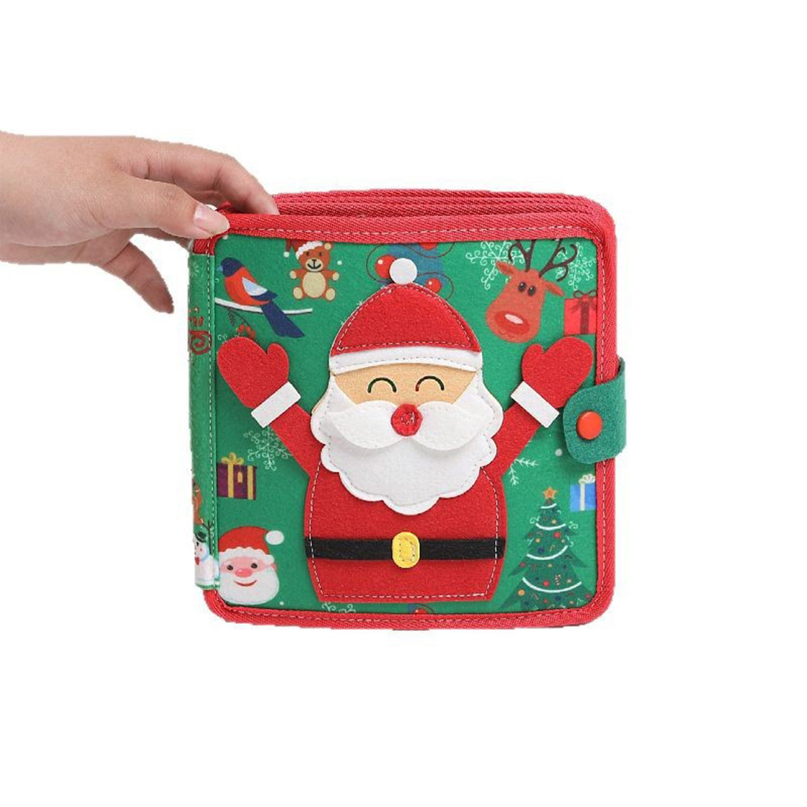 OKWISH Lernspielzeug Filz Aktivitätsbuch 12 Seiten Filz Entwicklungsspielze günstig online kaufen