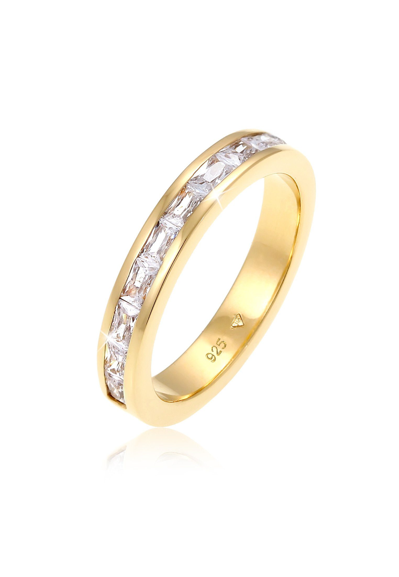 Elli Fingerring Bandring Memory Zirkonia Verlobung günstig online kaufen