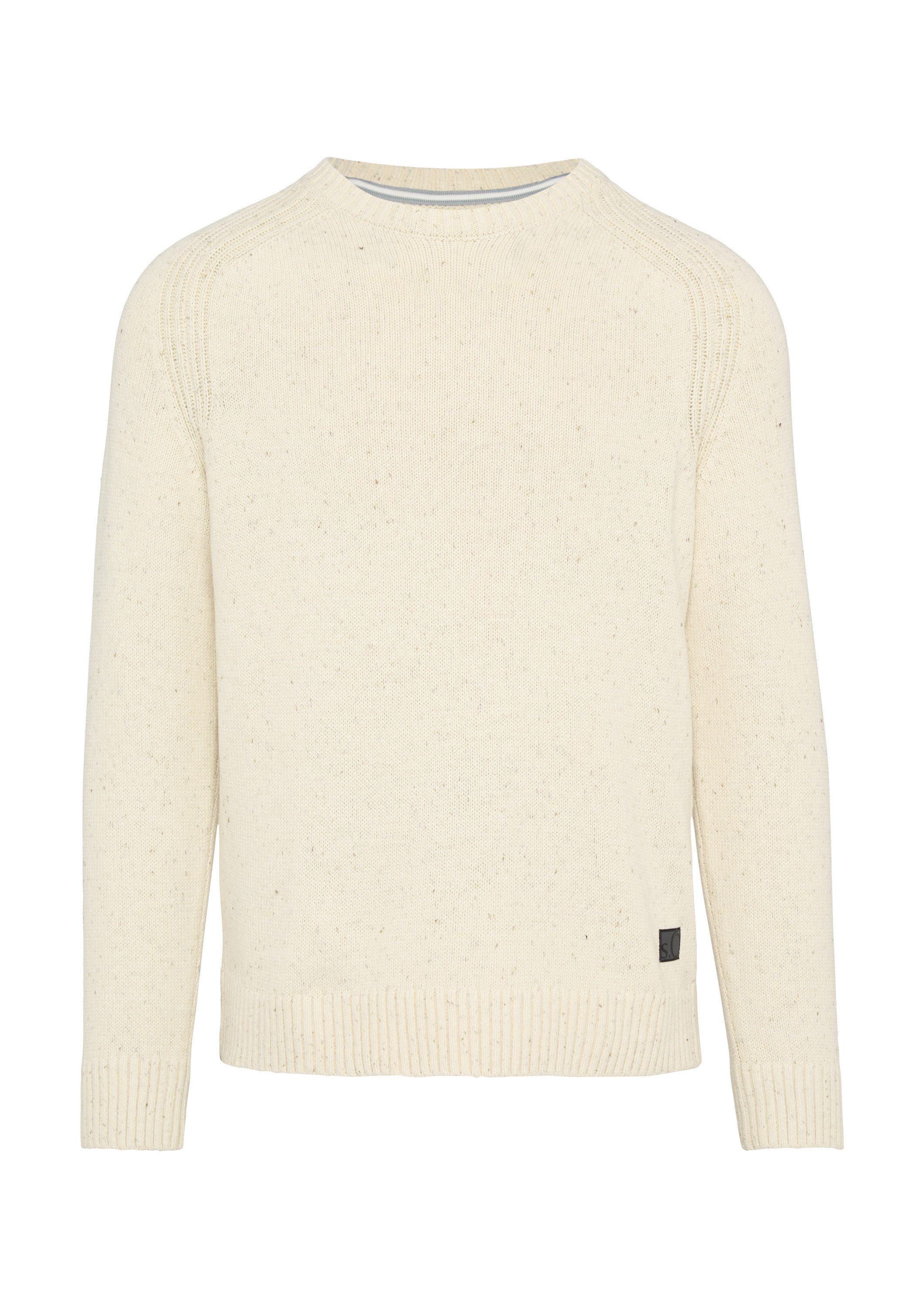 s.Oliver Longpullover Strickpullover Crew-Neck-Pullover mit Farbeffekt günstig online kaufen