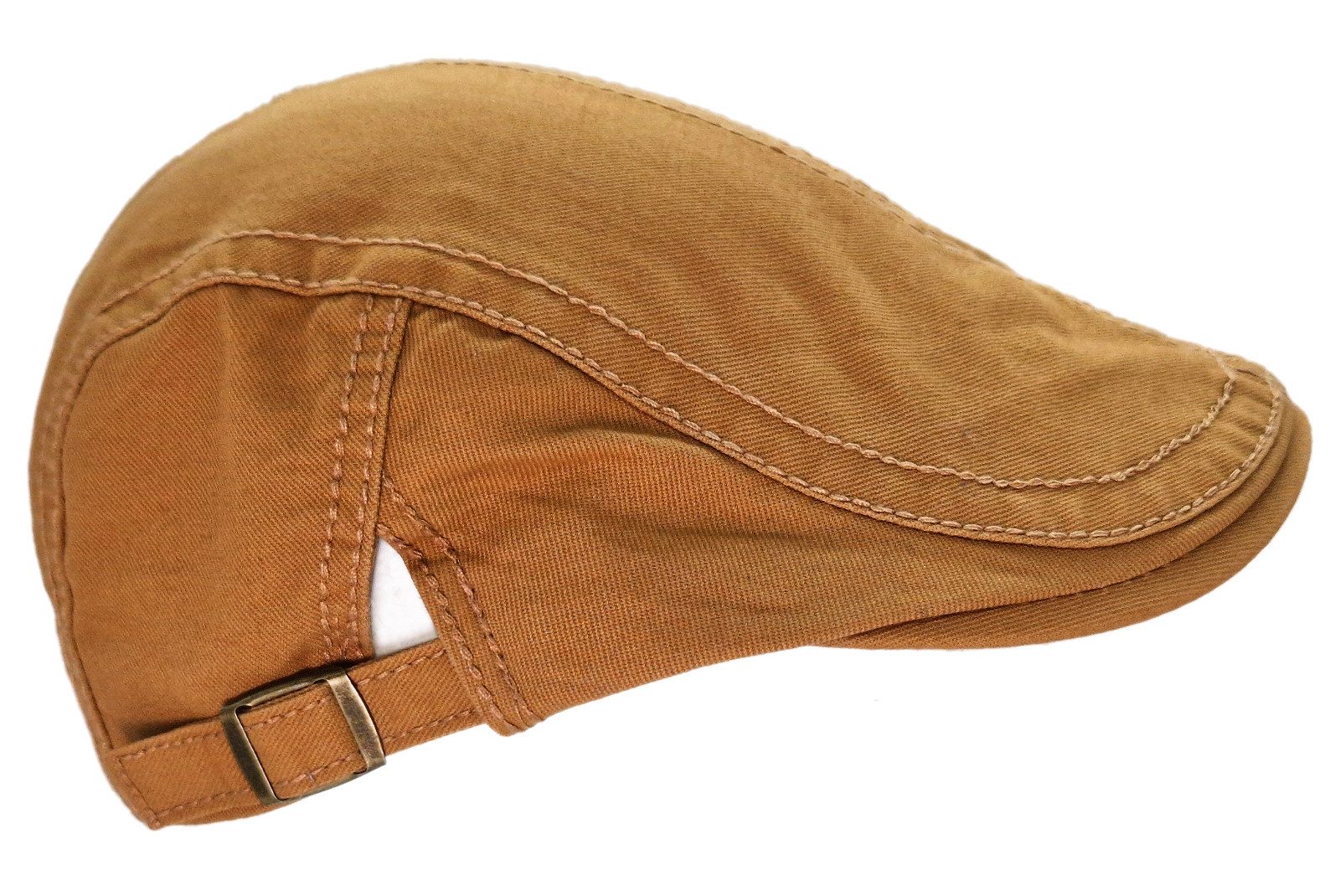 Schiebermütze Herren Flatcap Unisex Schiebermütze in Unifarben Schirmmütze