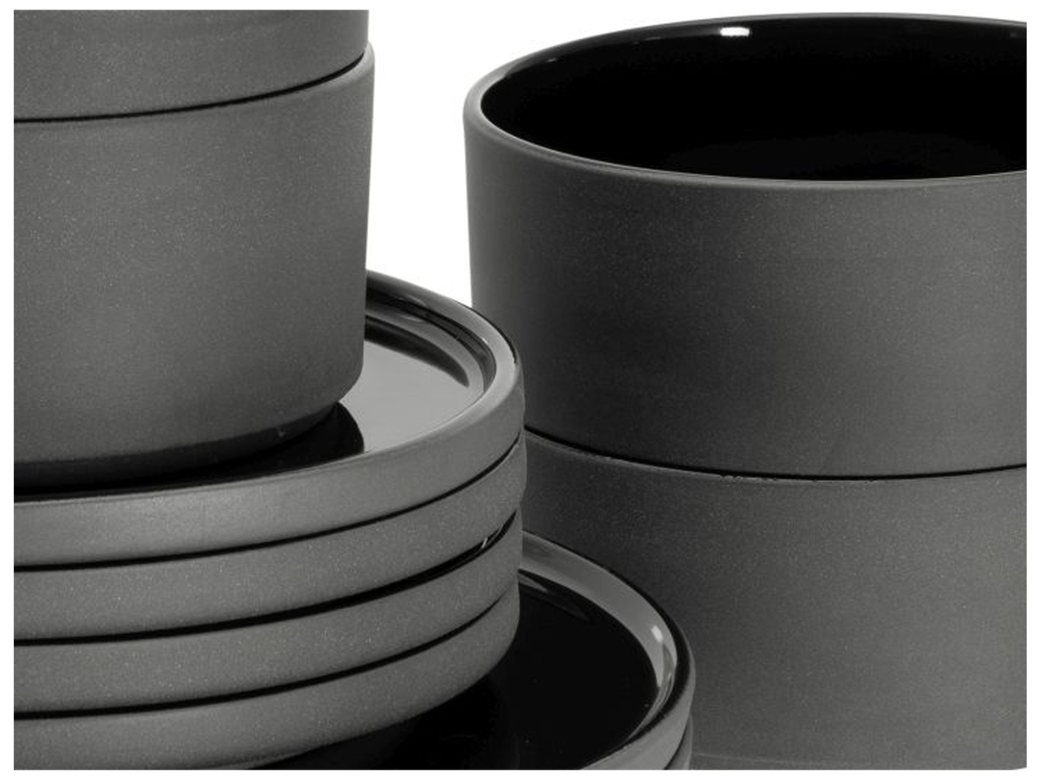 CreaTable Becher Futuro, 4-tlg., Steinzeug, Kaffeebecher, 4-teilig, 500 ml
