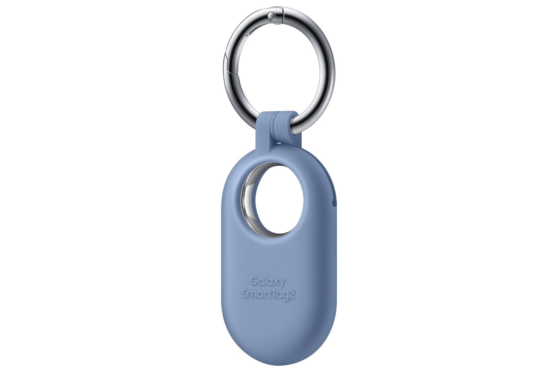 Case Schlüsselanhänger Galaxy Ring Karabiner für aus Silicone SmartTag2, Samsung Blau Silikon Samsung Schutzhülle mit
