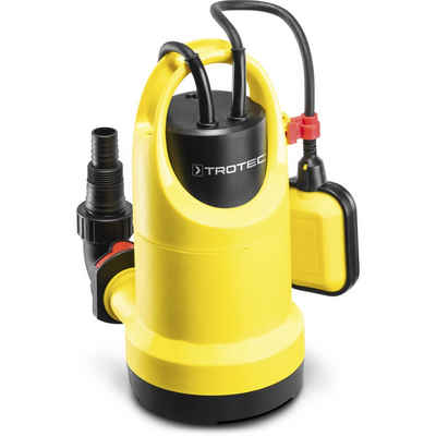 TROTEC Klarwasserpumpe TWP 7506 E, 750 W, 13.000 l/h Förderleistung, Flachabsaugung bis auf 5 mm